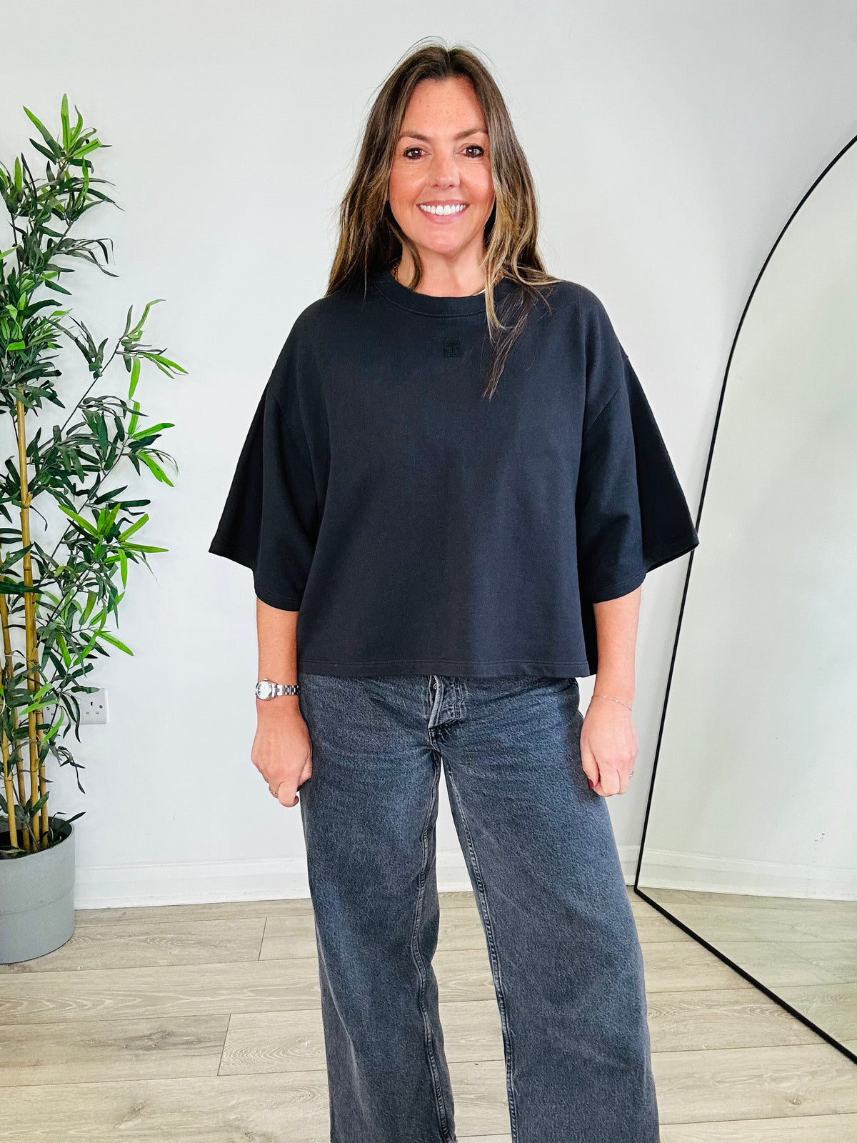 Myers Cropped Tee - Size L