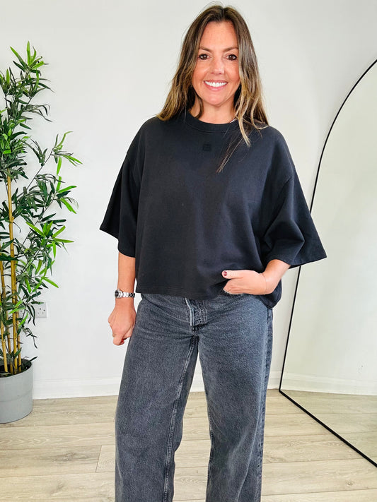 Myers Cropped Tee - Size L