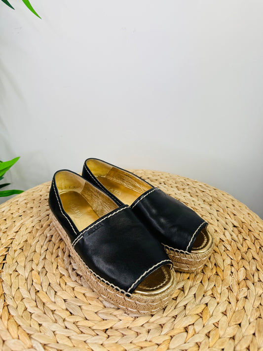 Leather Espadrilles - Size 39.5