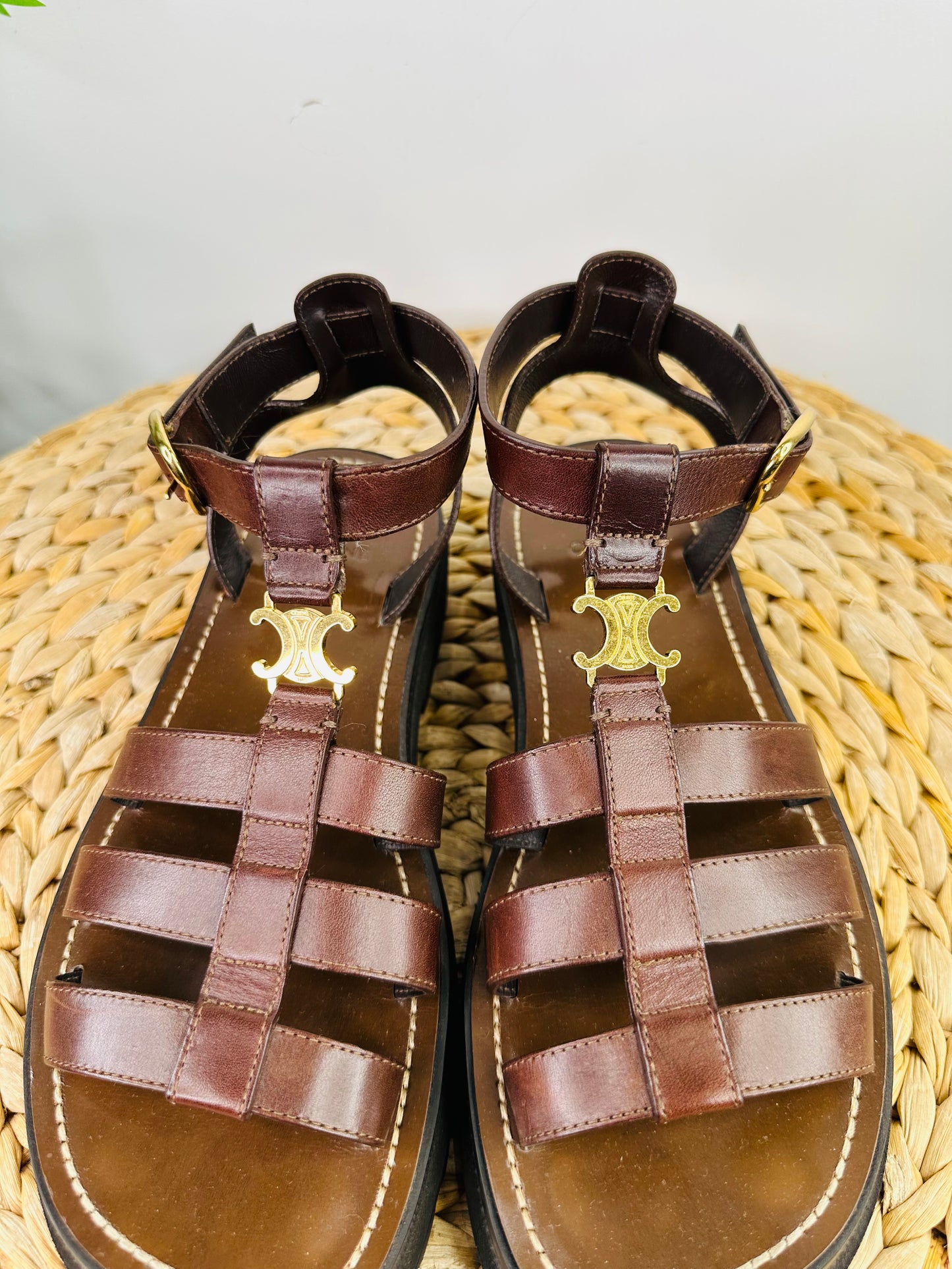 Clea Triomphe Gladiator Sandals - Size 38