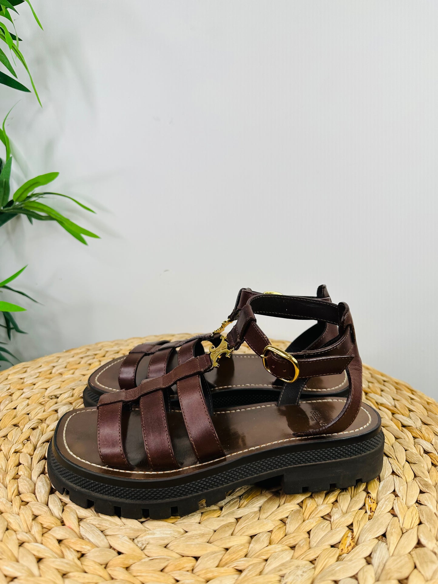 Clea Triomphe Gladiator Sandals - Size 38