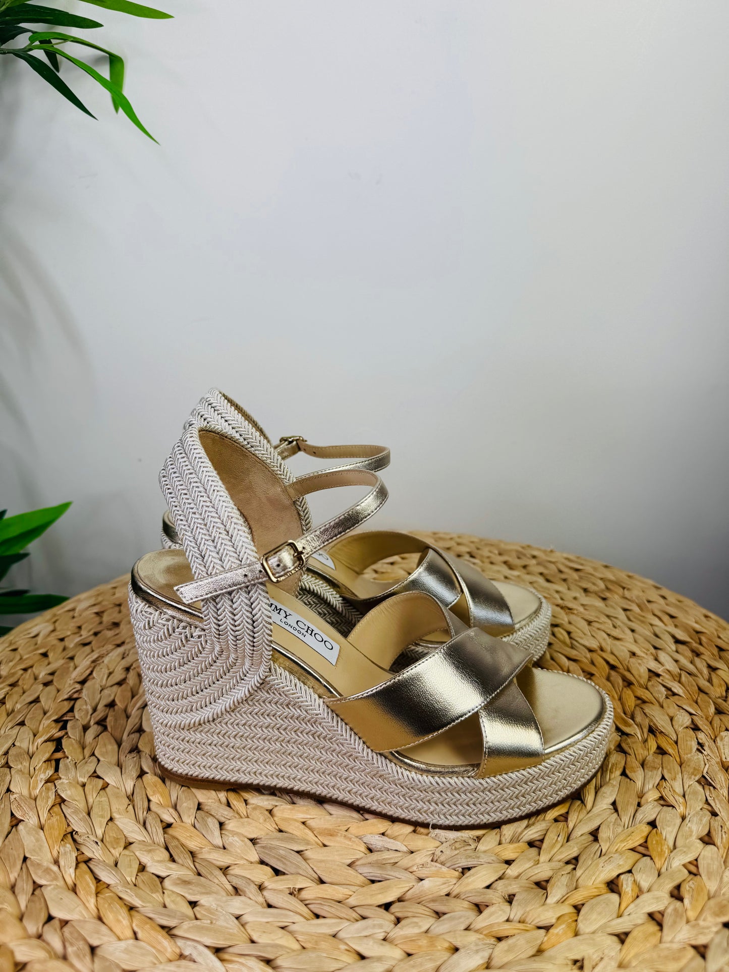 Dellena Wedge Sandals - Size 38.5