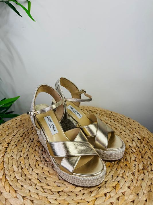 Dellena Wedge Sandals - Size 38.5
