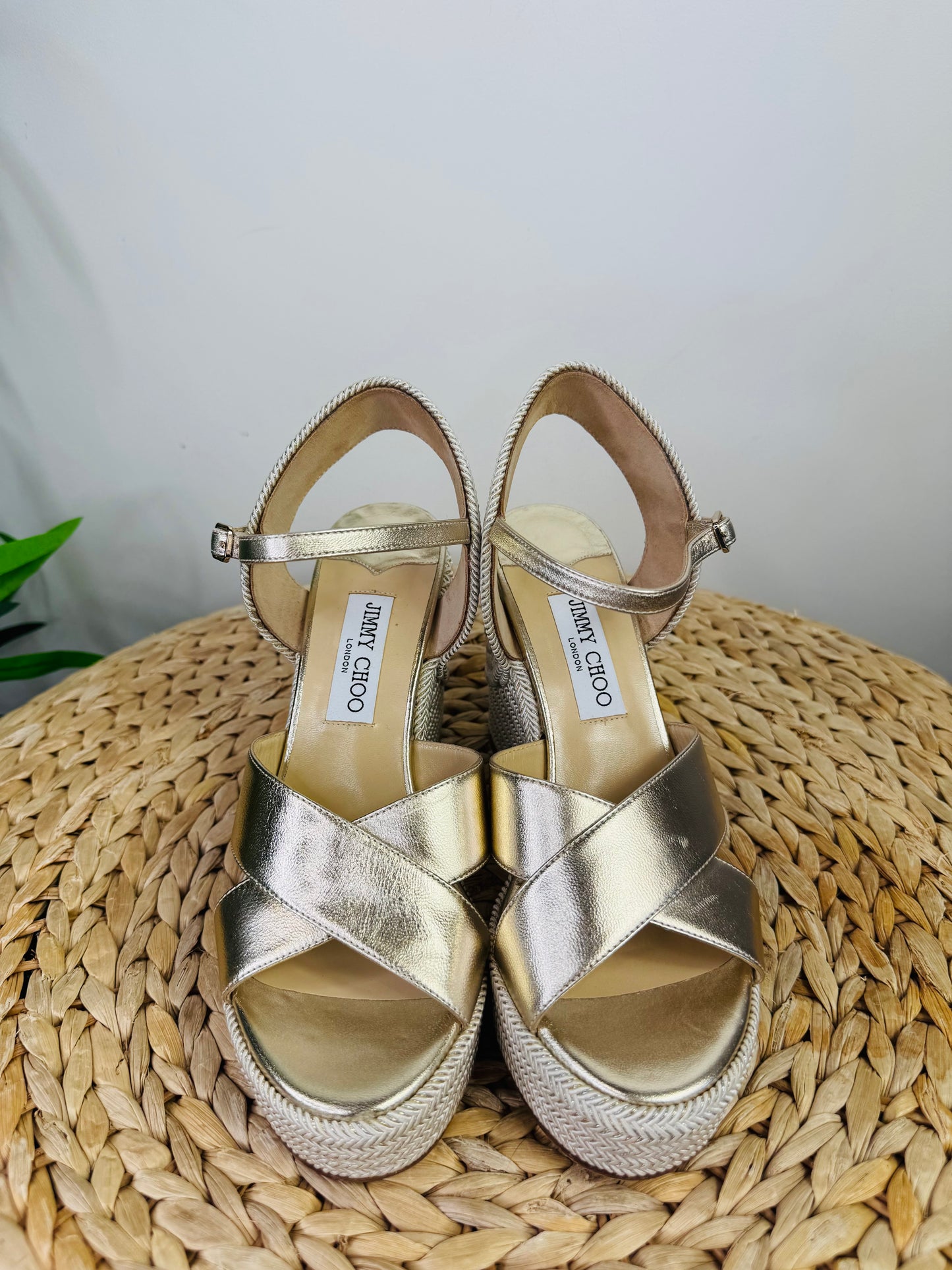 Dellena Wedge Sandals - Size 38.5