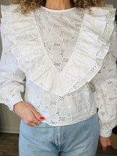 Load image into Gallery viewer, Sabine Broderie Blouse - Multiple Sizes
