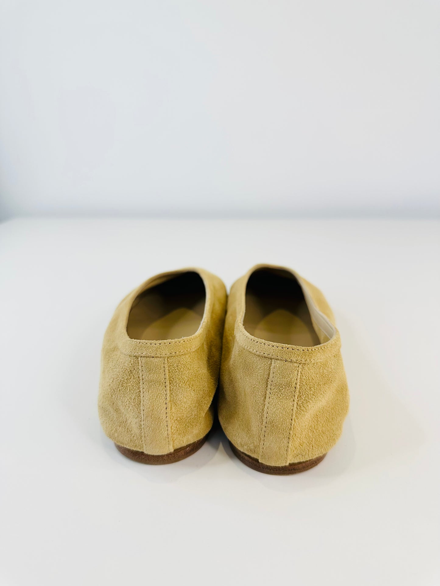 Luna Suede Ballet Flats - Size 36.5