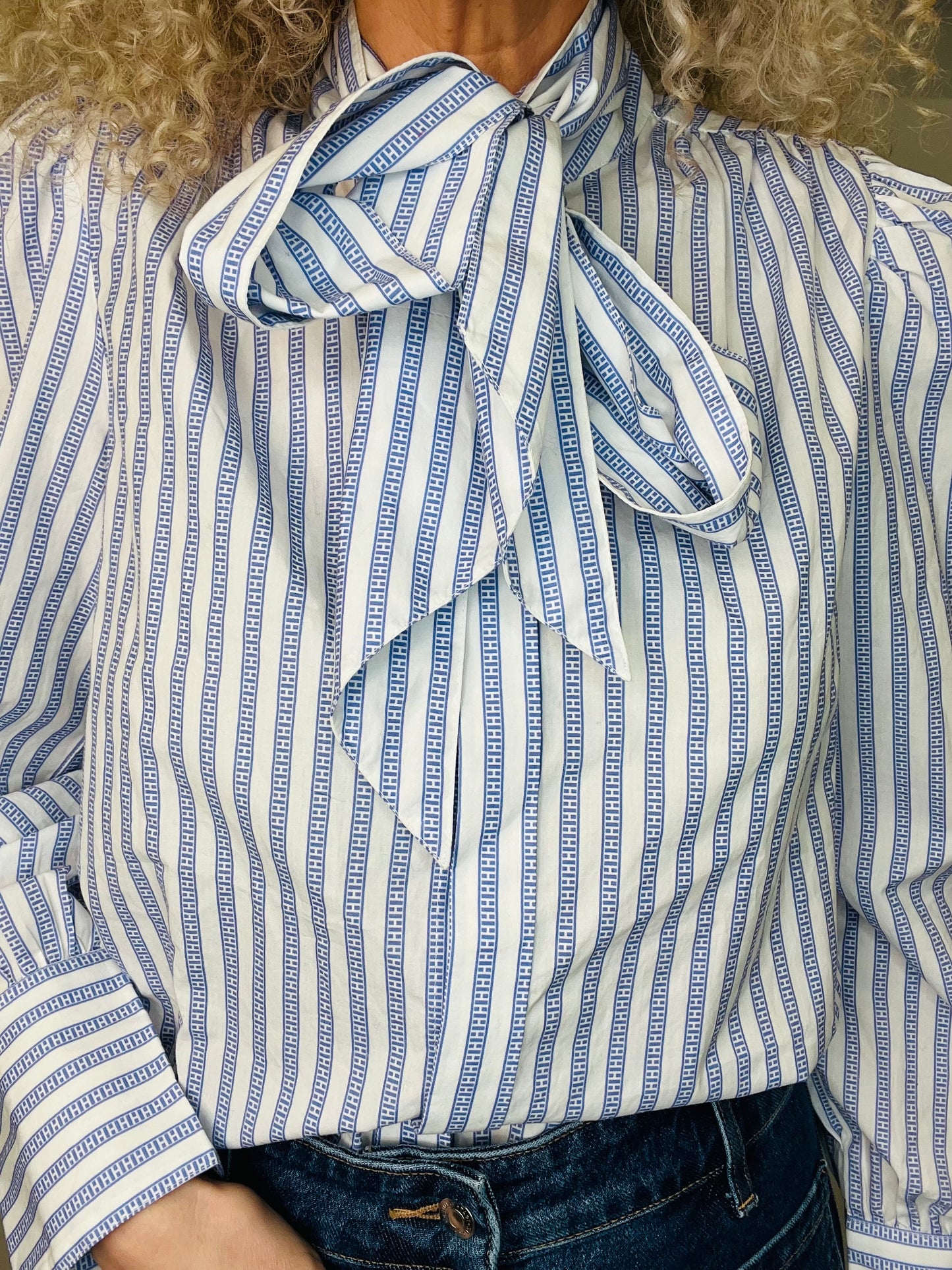 Striped Cotton Shirt - Size S