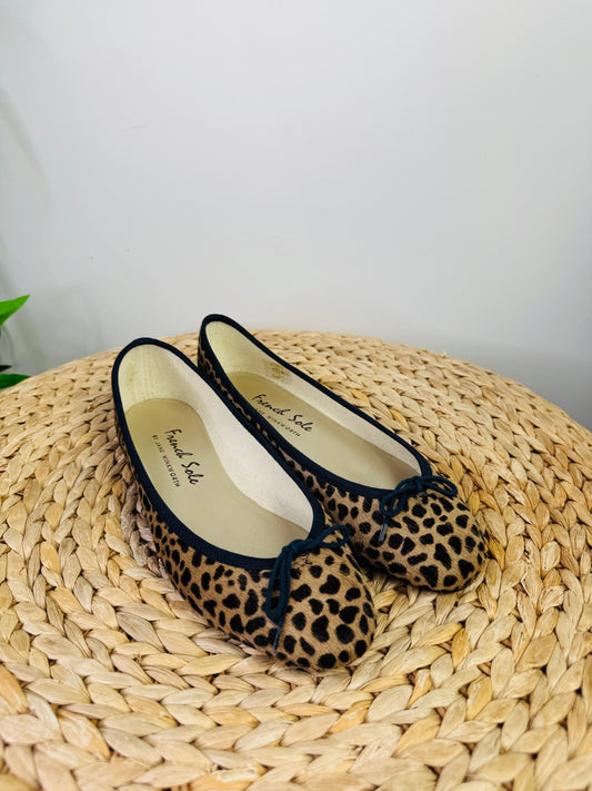 Leopard Print Pony Skin Pumps - Size 42
