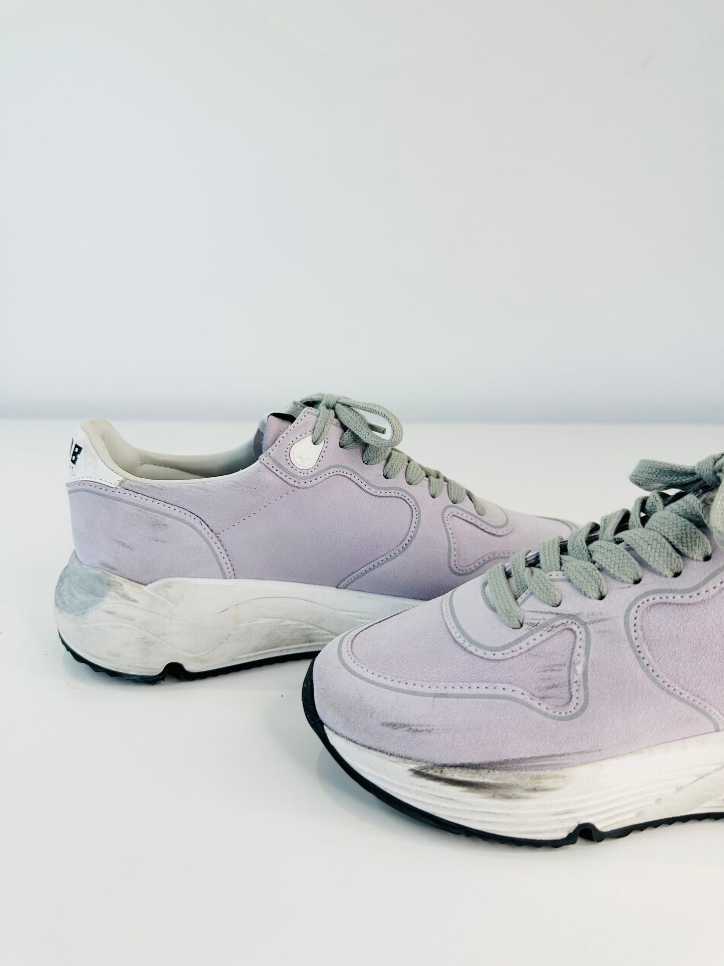 Suede Running Trainers - Size 37