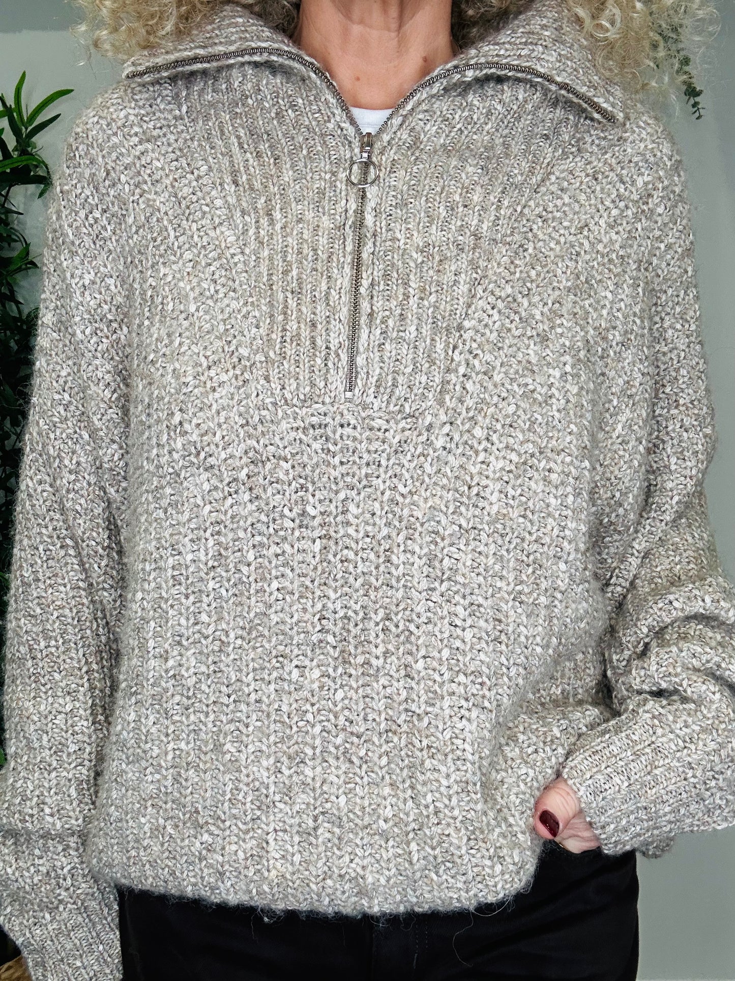 Myclan Half Zip Jumper - Size 38