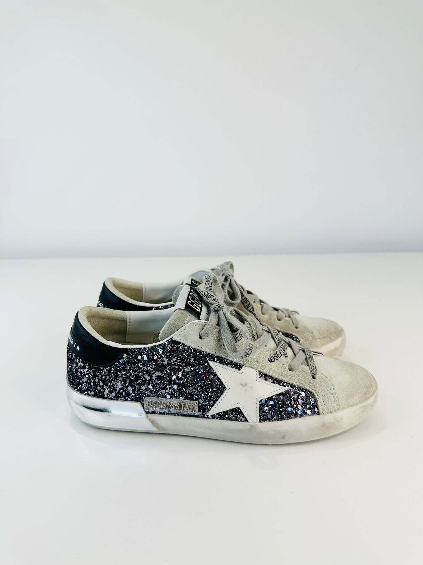 Glitter Superstar Trainers - Size 37