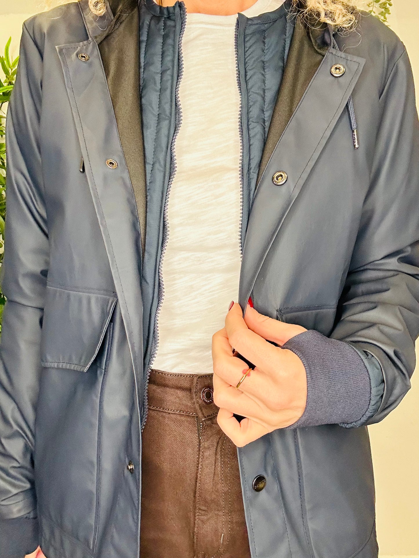 Double Layer Rain Jacket - Size XXS/XS