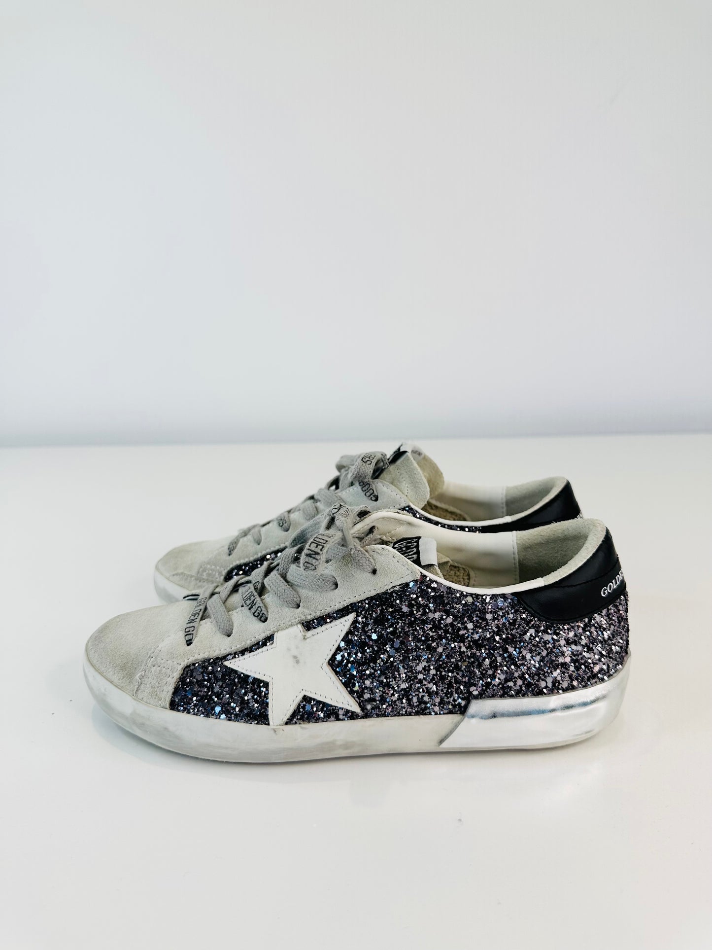 Glitter Superstar Trainers - Size 37