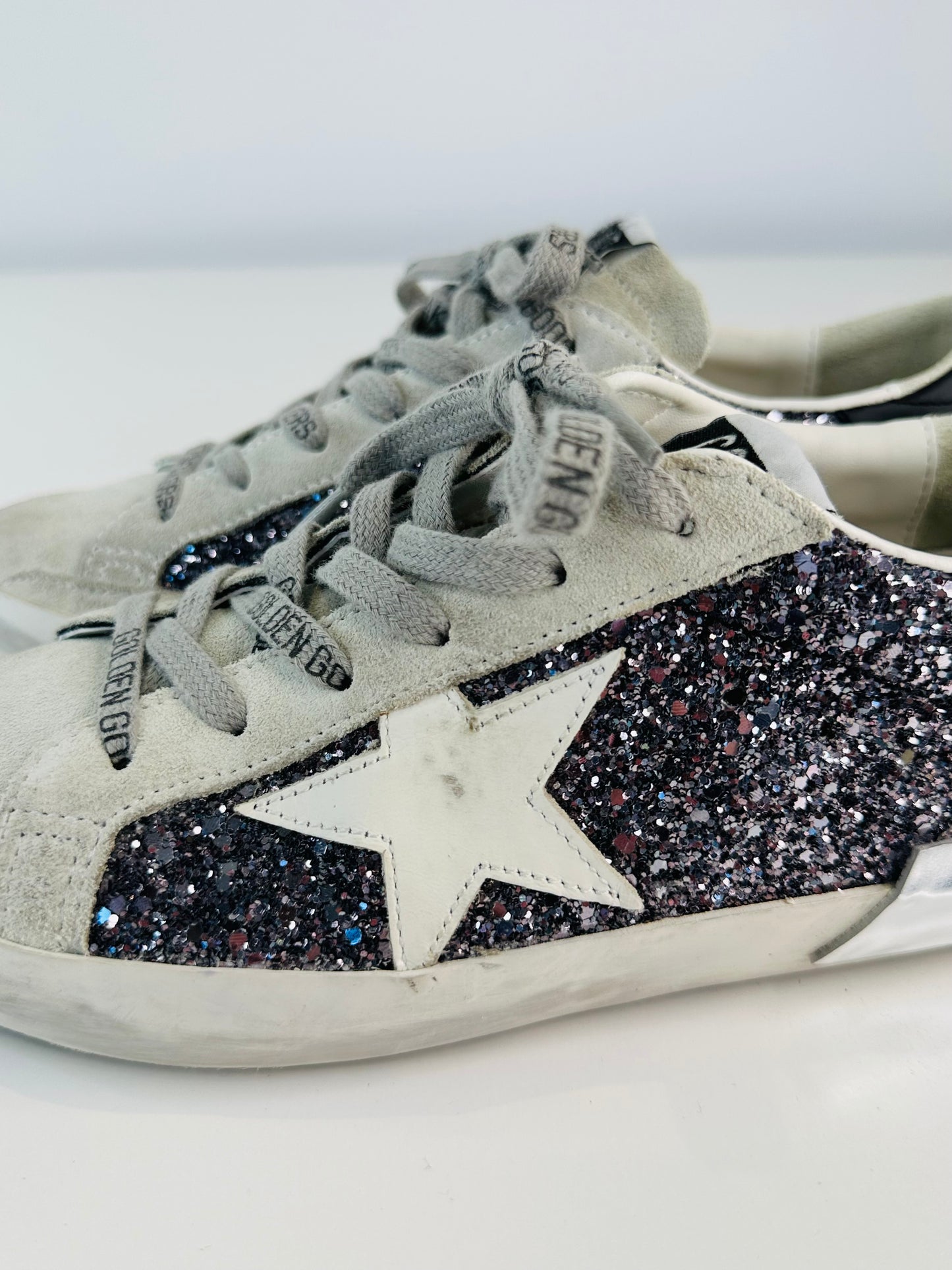 Glitter Superstar Trainers - Size 37