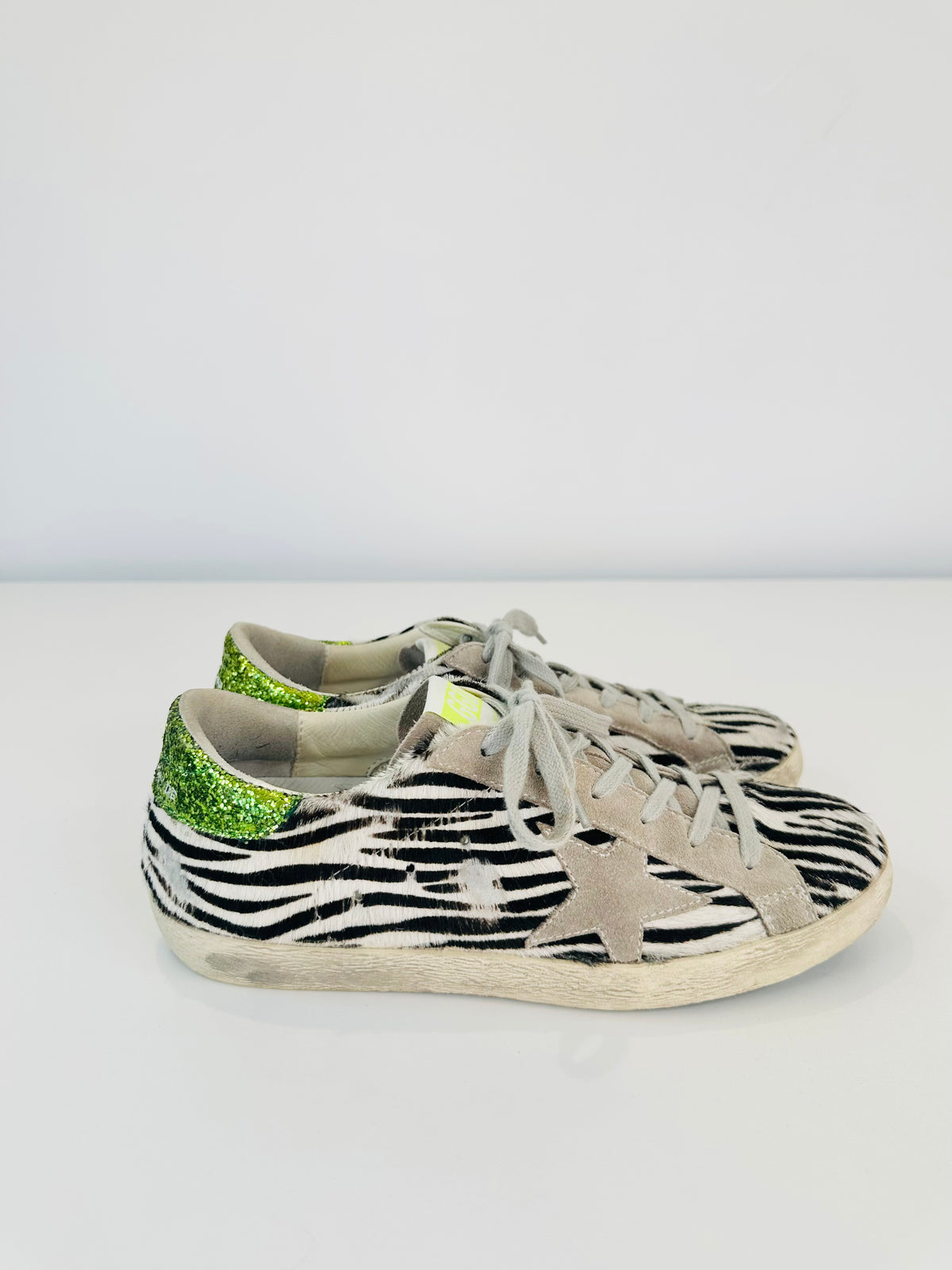 Zebra Superstar Trainers - Size 39