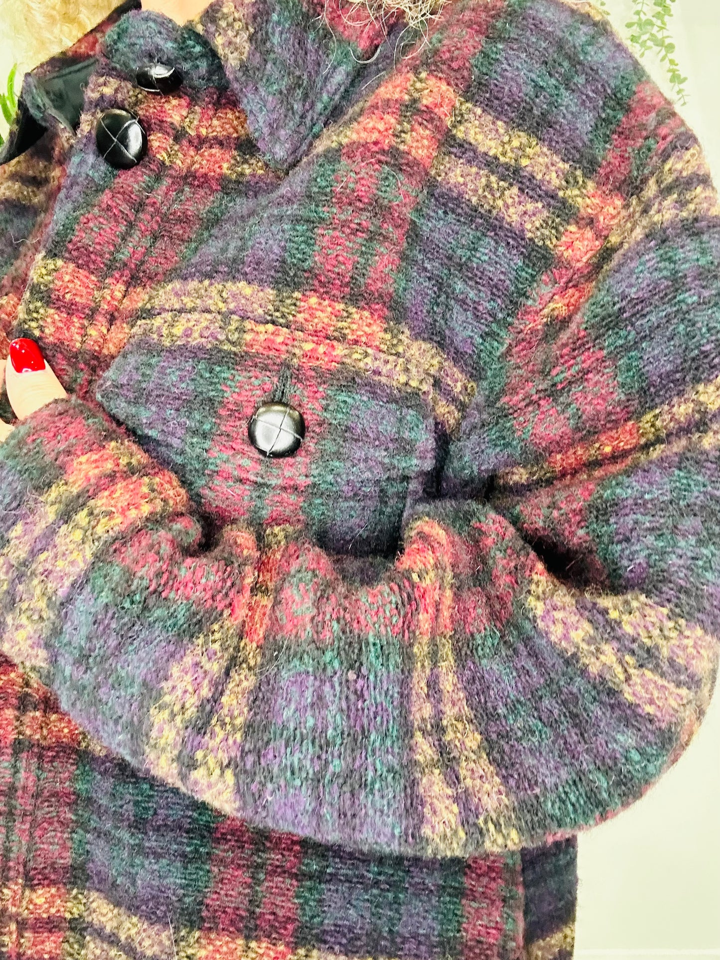 Harveli Check Jacket - Size 36