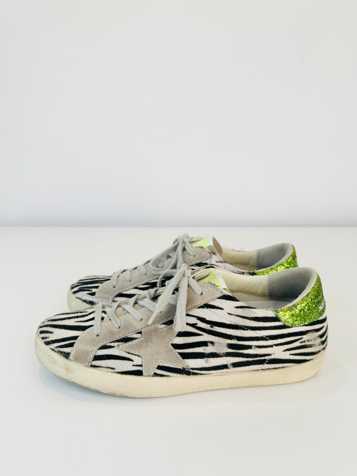 Zebra Superstar Trainers - Size 39