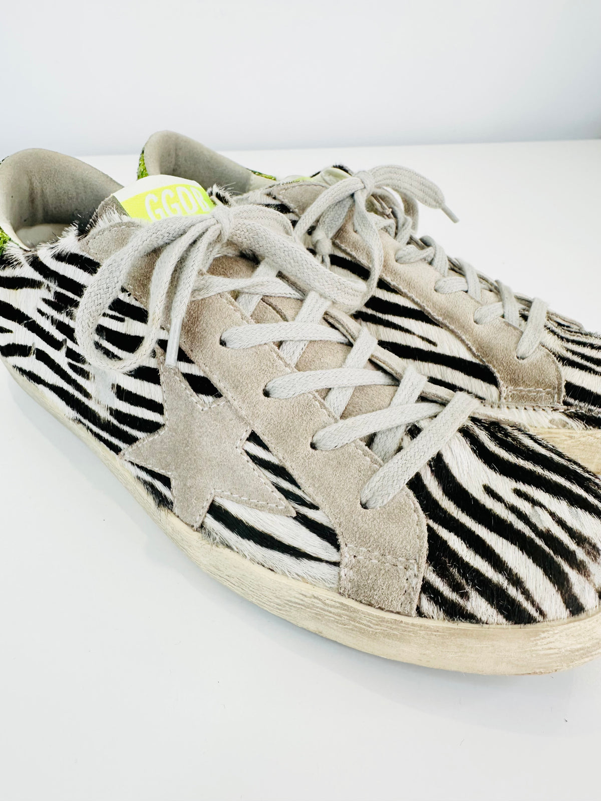 Zebra Superstar Trainers - Size 39