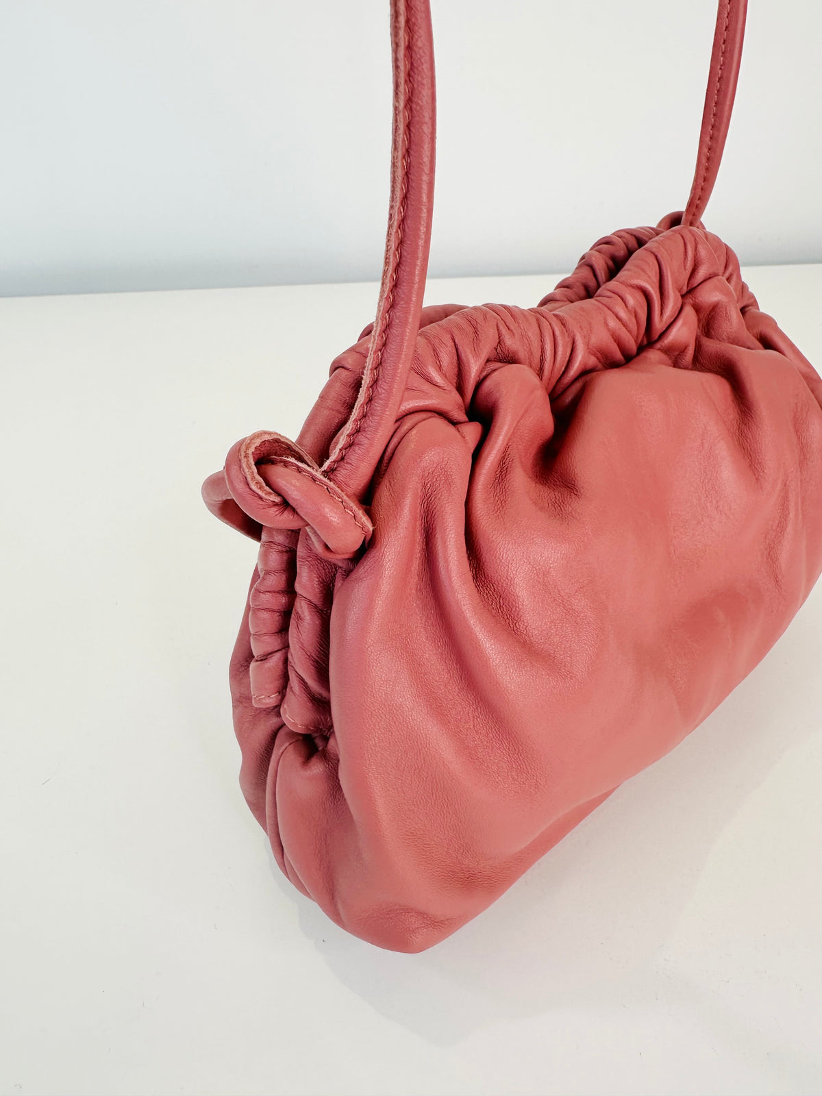 Mini Leather Cloud Clutch