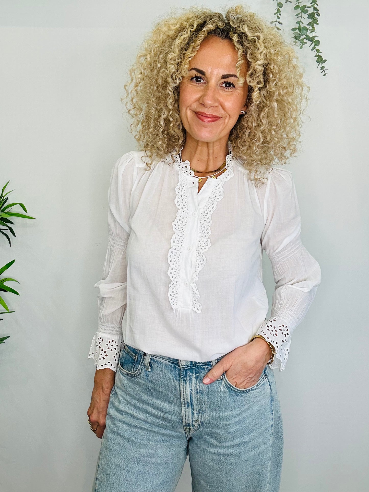 Cotton Blouse - Size 8