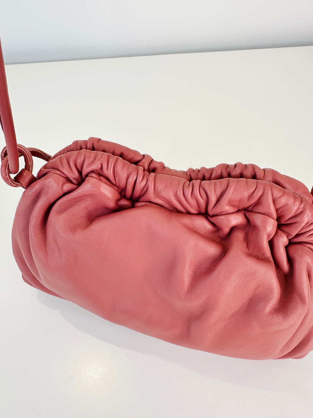Mini Leather Cloud Clutch