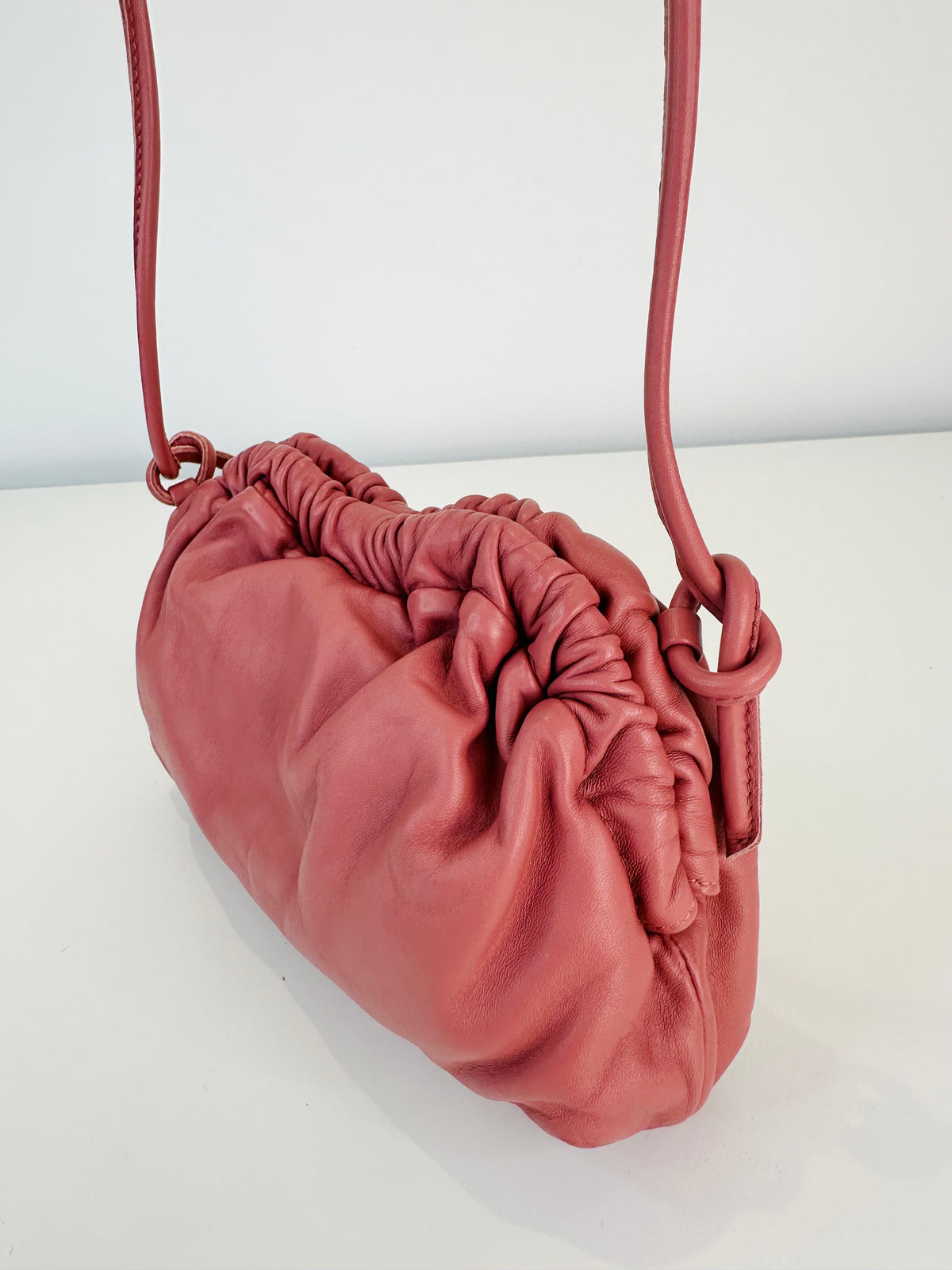 Mini Leather Cloud Clutch
