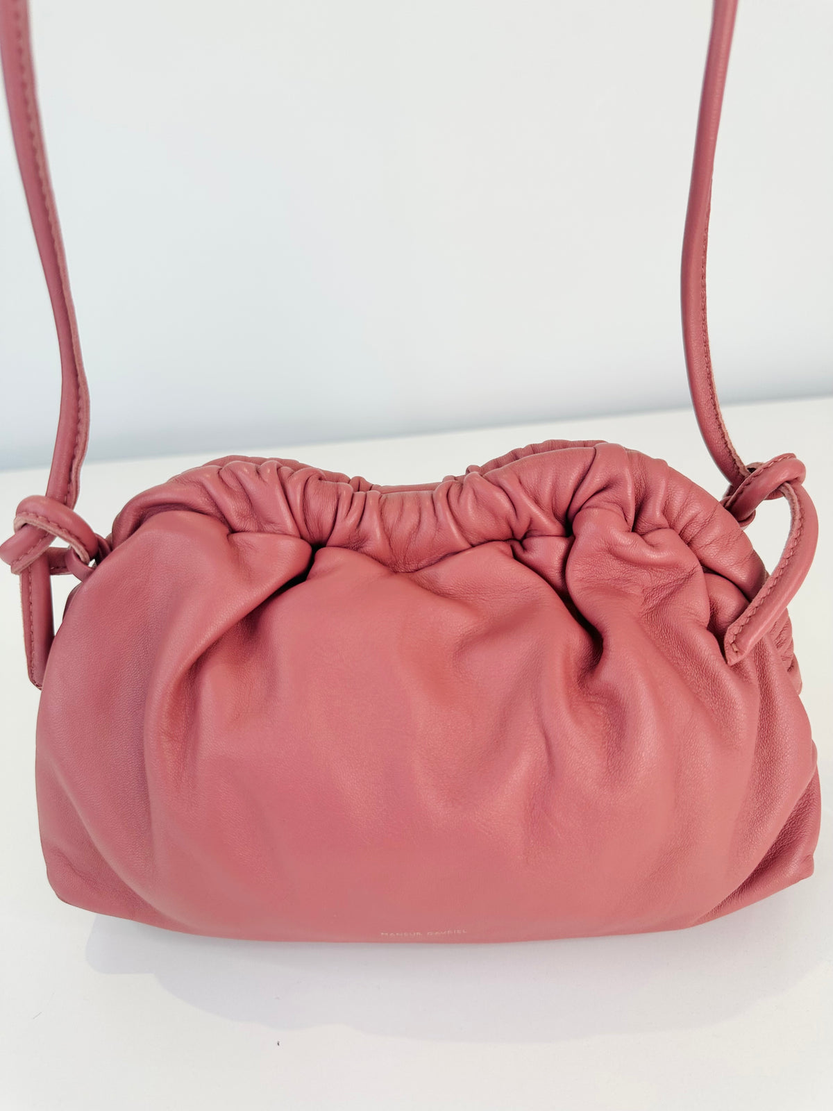 Mini Leather Cloud Clutch