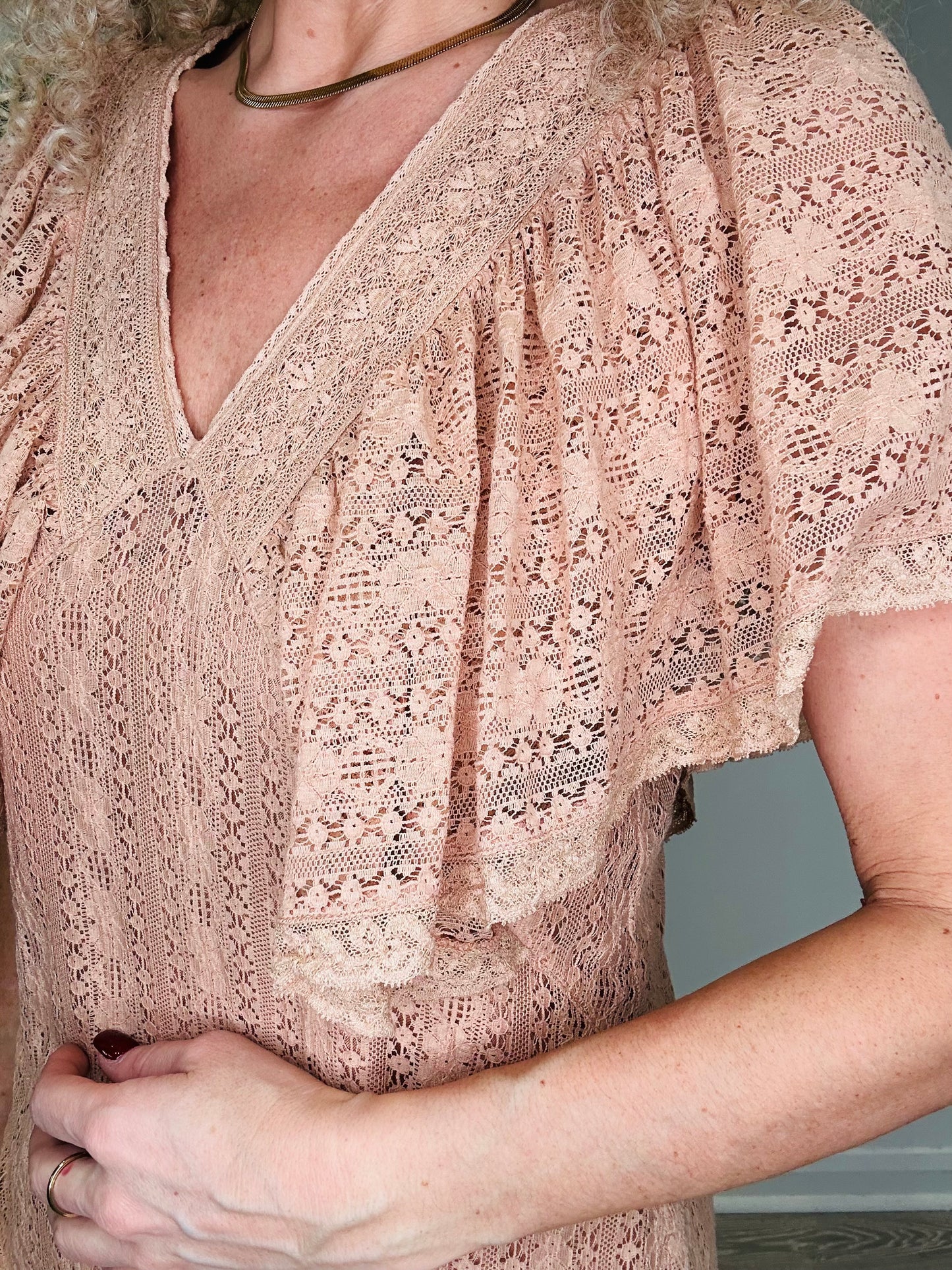 Camelia Lace Dress - Size S