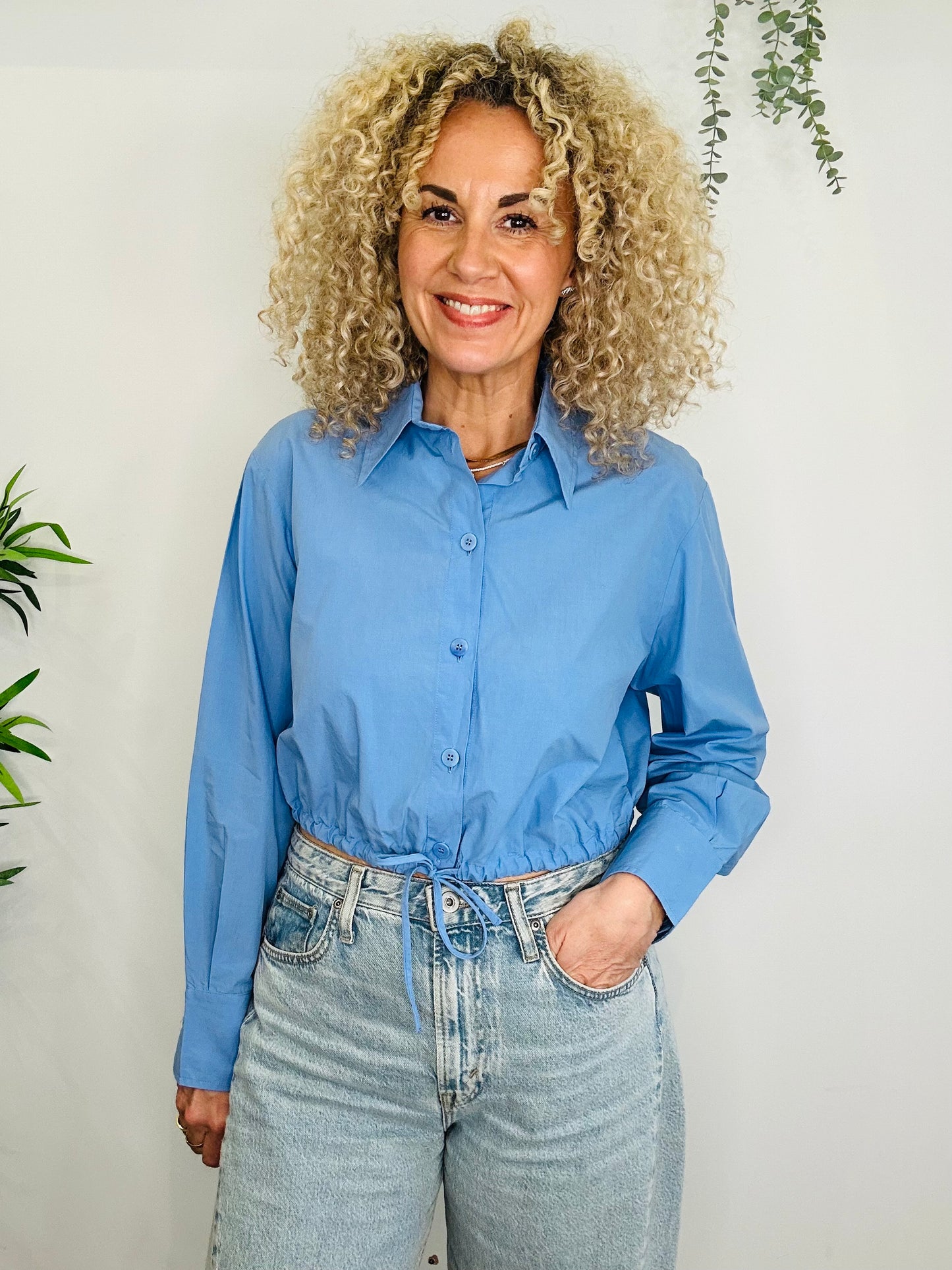 Cropped Shirt - Size 12