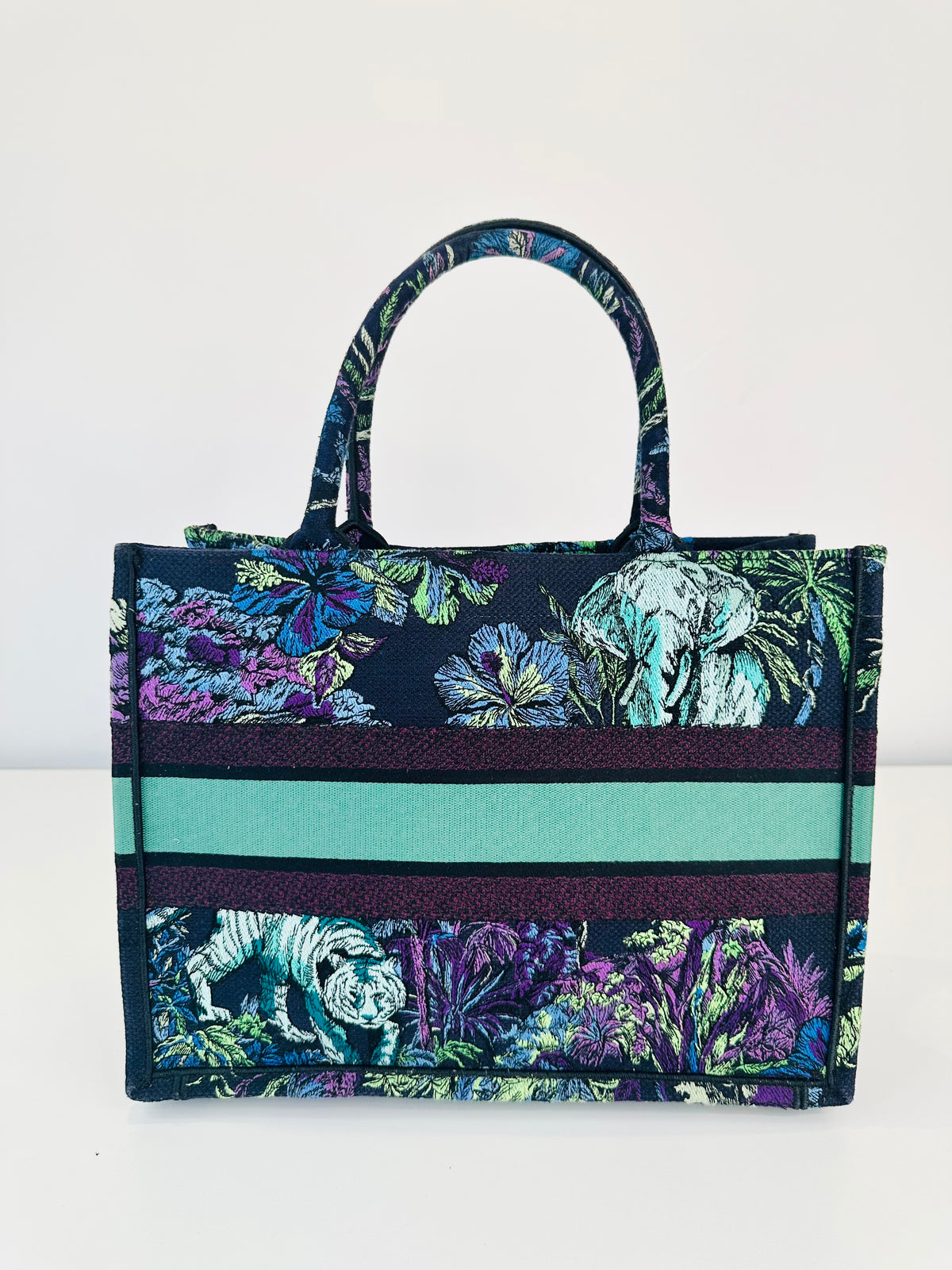 Medium Toile de Jouy Voyage Book Tote