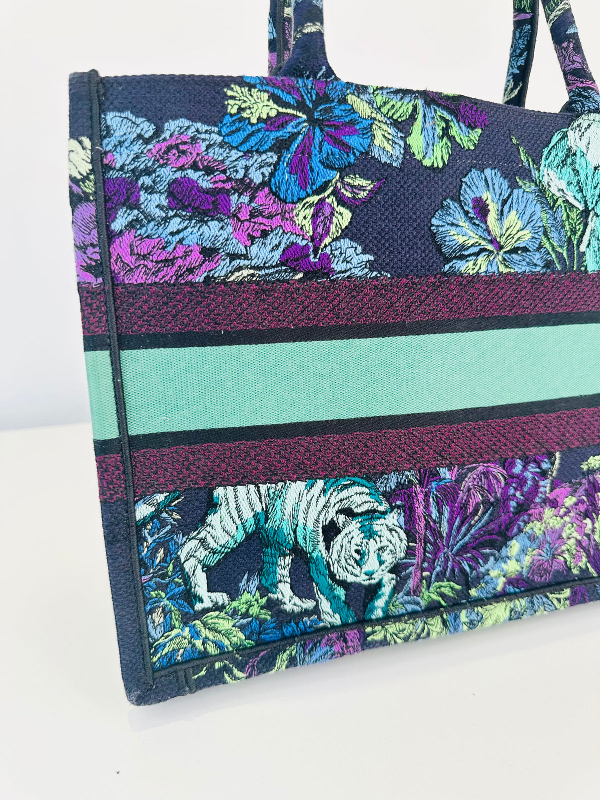 Medium Toile de Jouy Voyage Book Tote