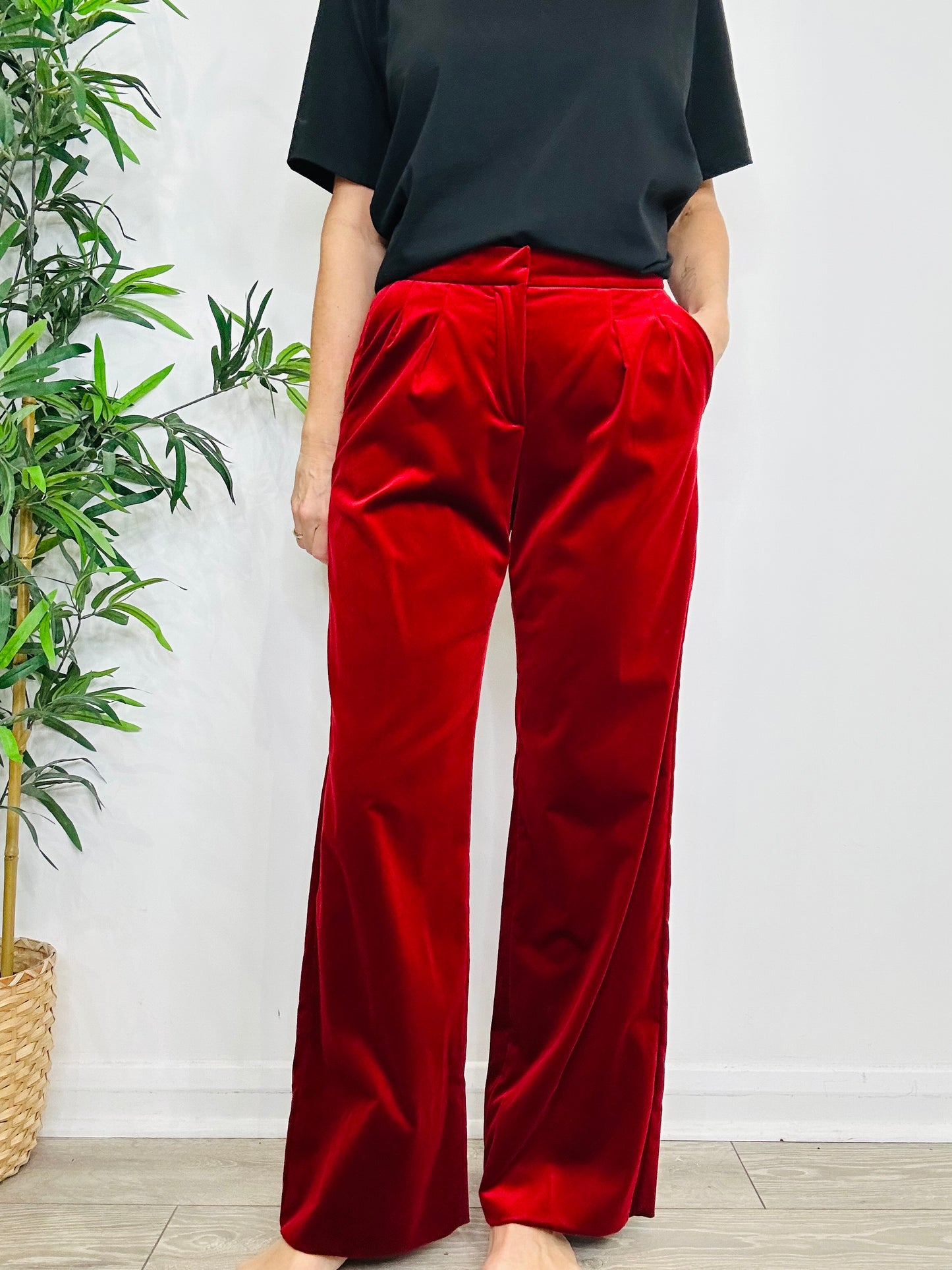 Velvet Trousers - Size 10