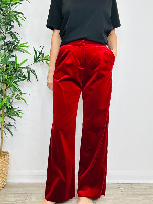 Velvet Trousers - Size 10