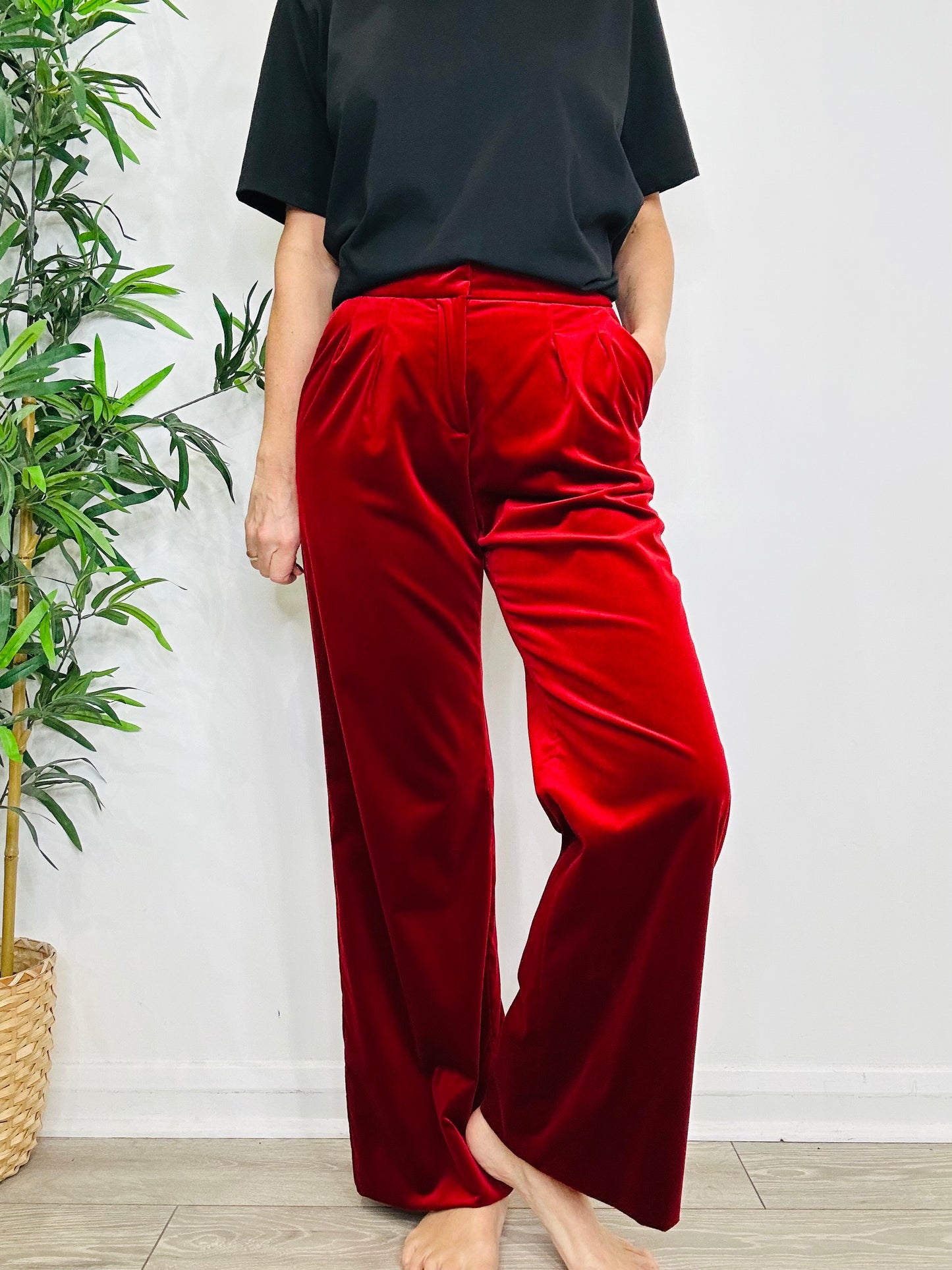 Velvet Trousers - Size 10