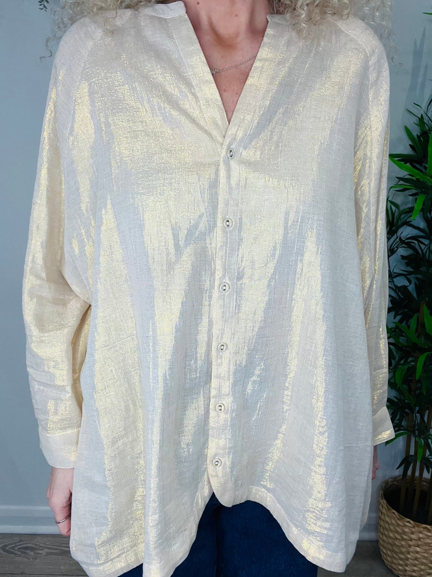 Metallic Shirt - Size S