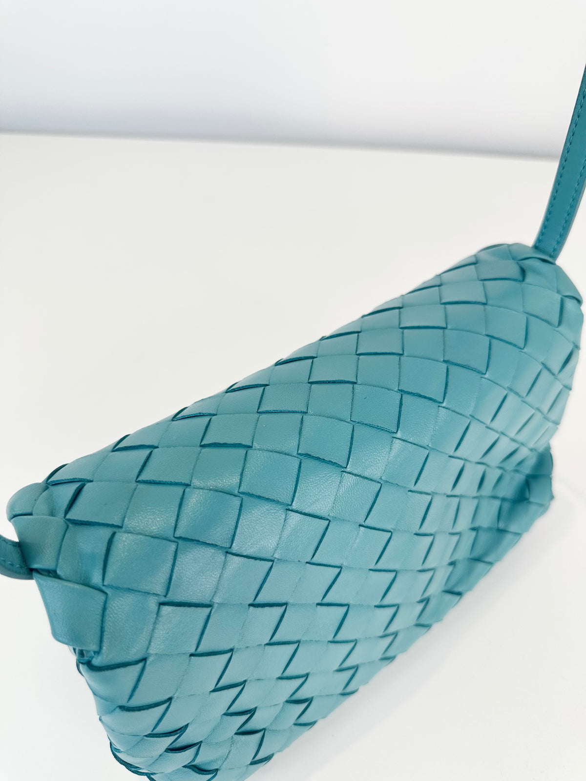 Intrecciato Leather Crossbody Bag