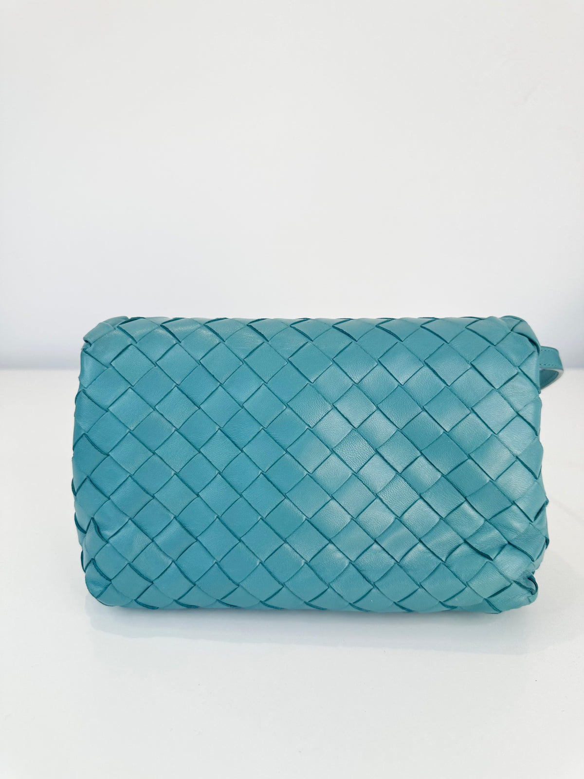 Intrecciato Leather Crossbody Bag