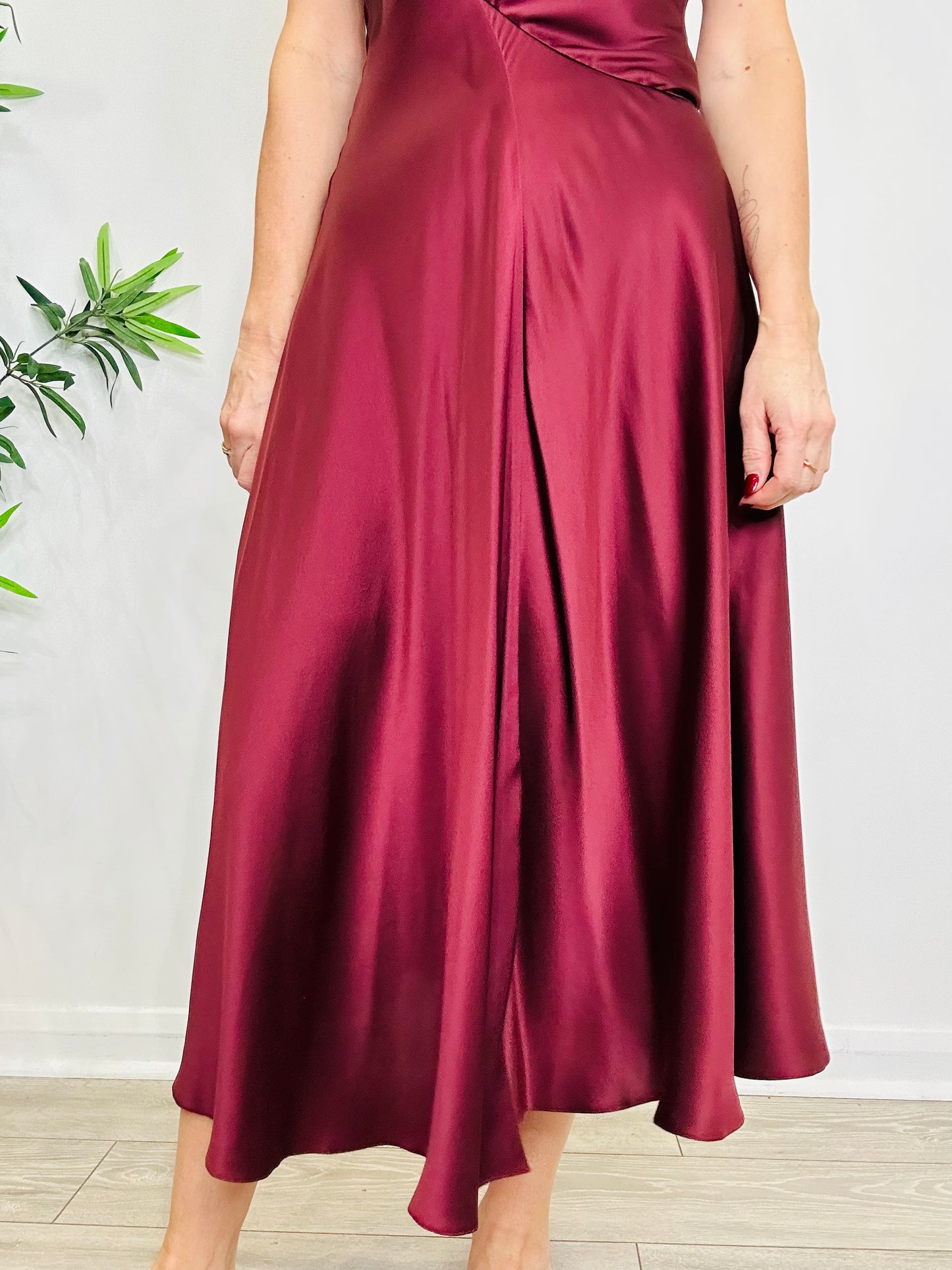Silk Adriana Dress - Size 8