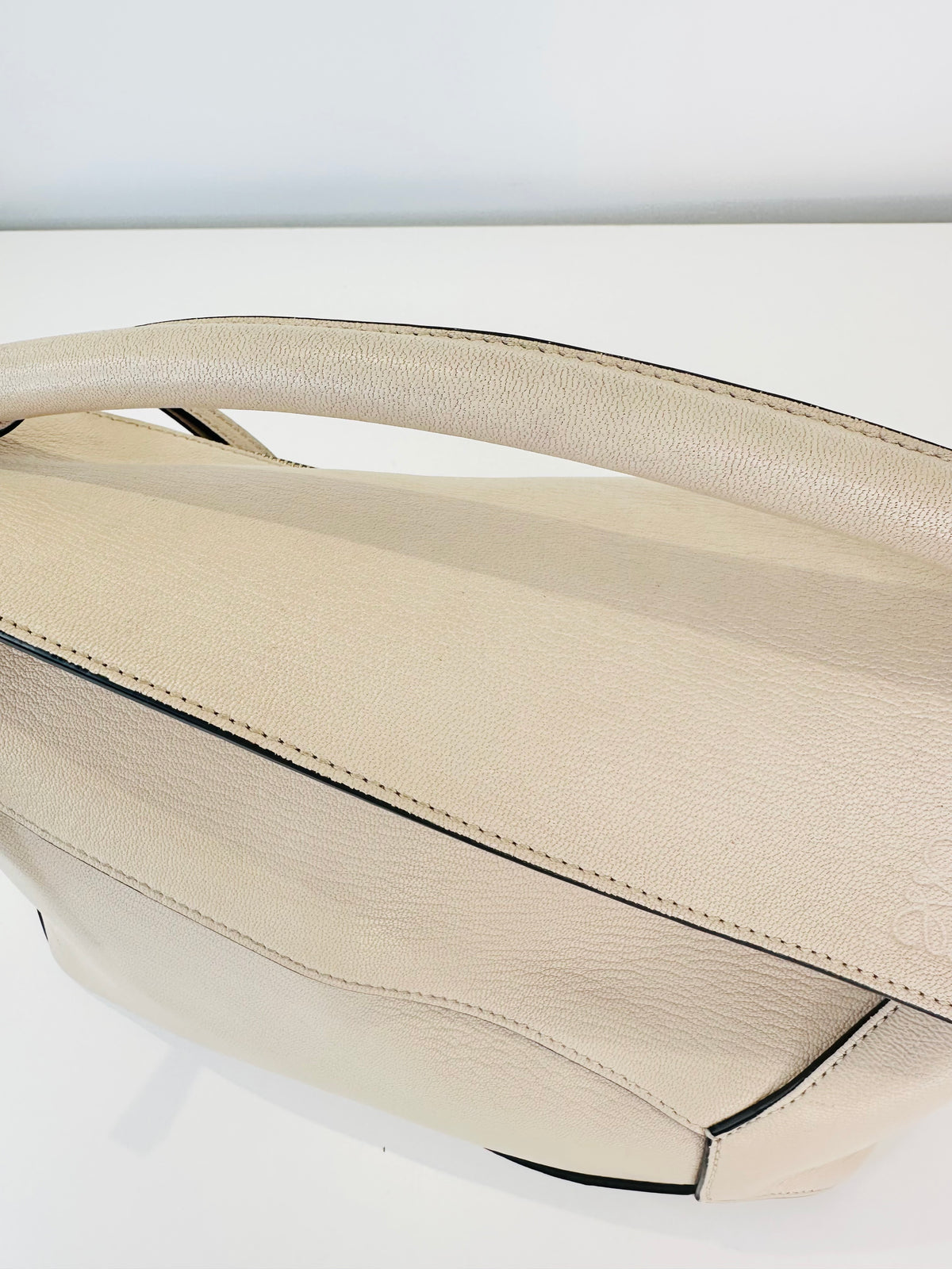 Medium Leather Puzzle Edge Bag