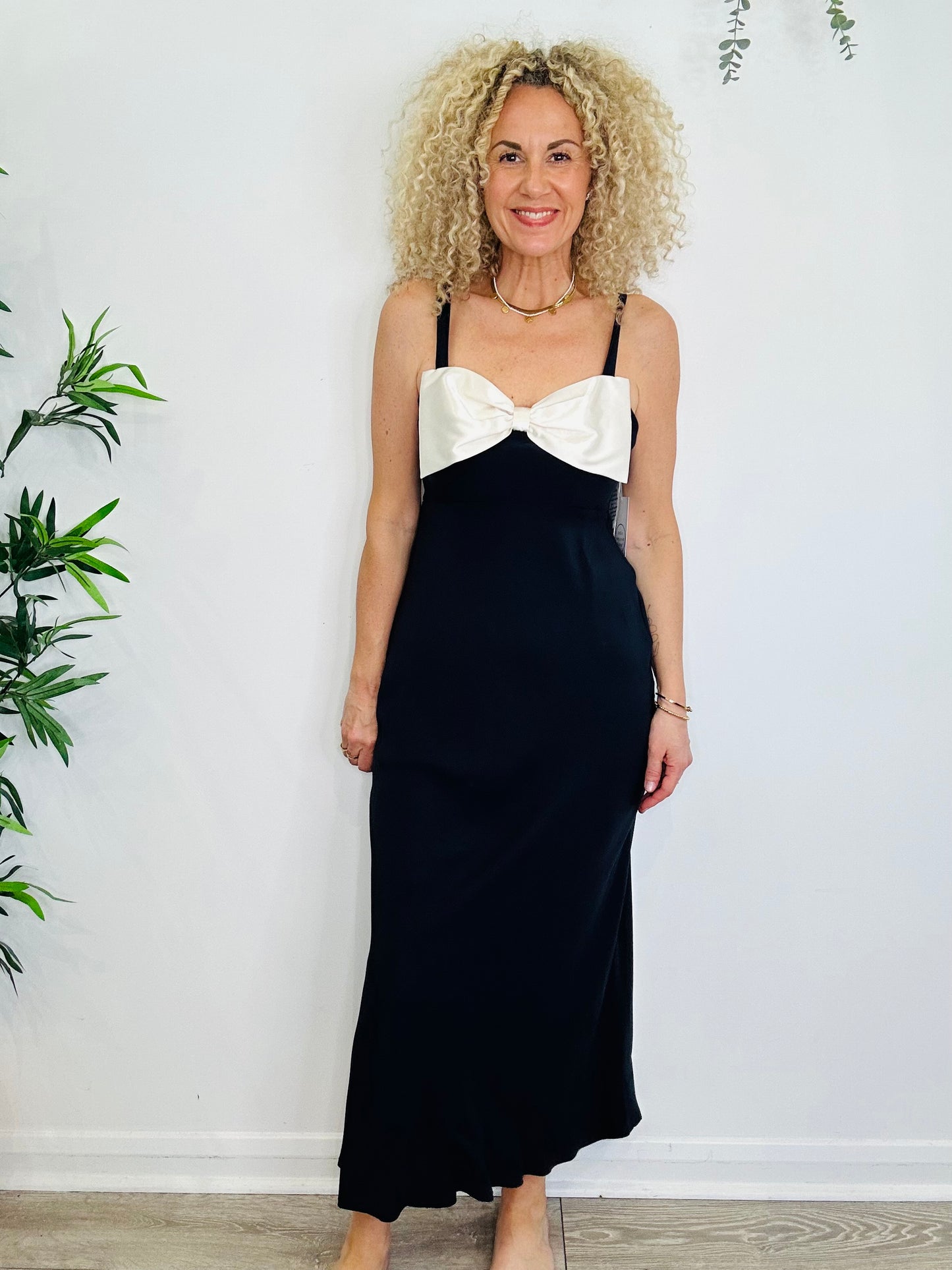 Melisse Bow Dress - Size S