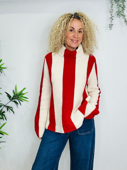 Striped Jumper - Size XS