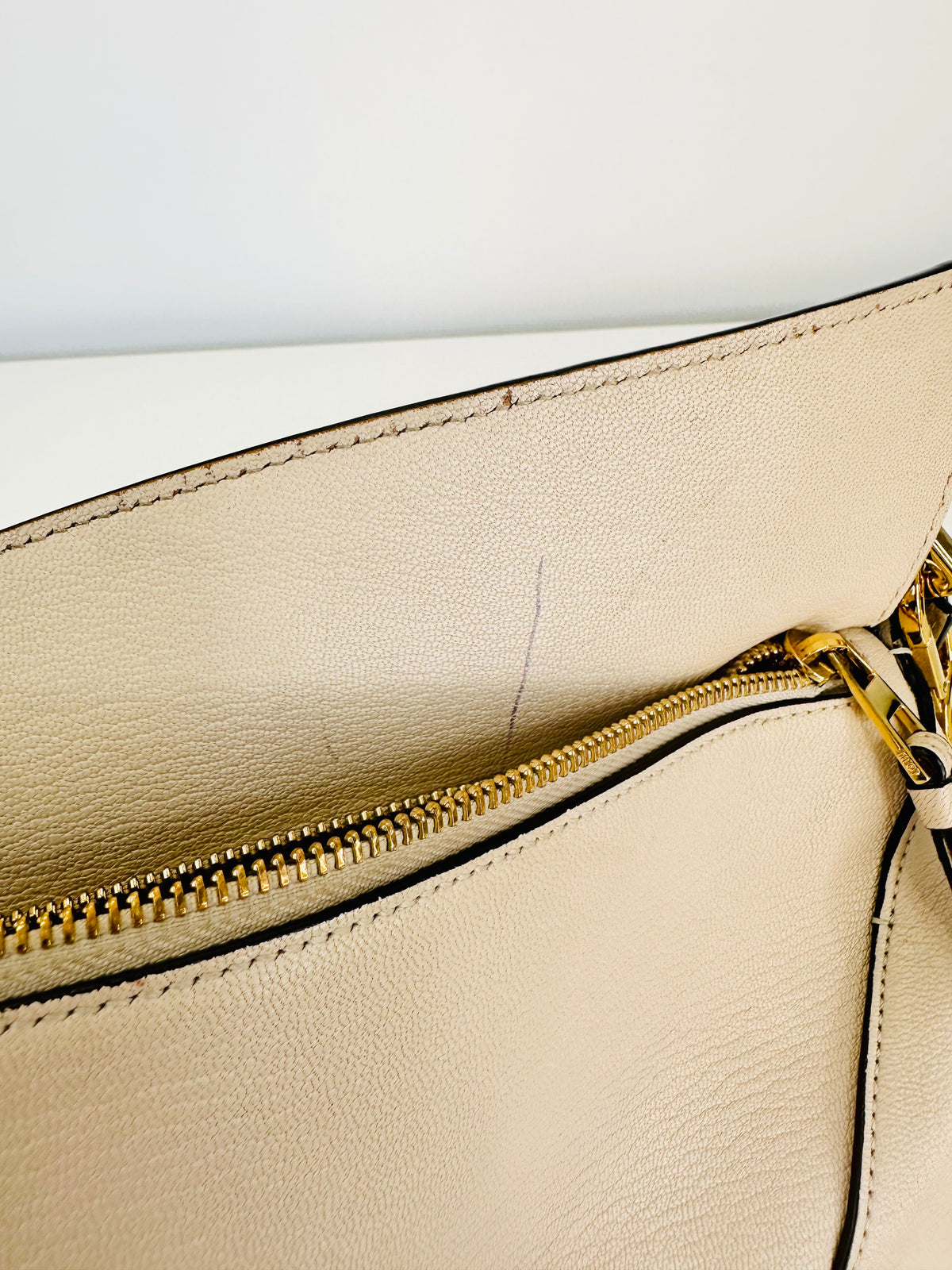 Medium Leather Puzzle Edge Bag