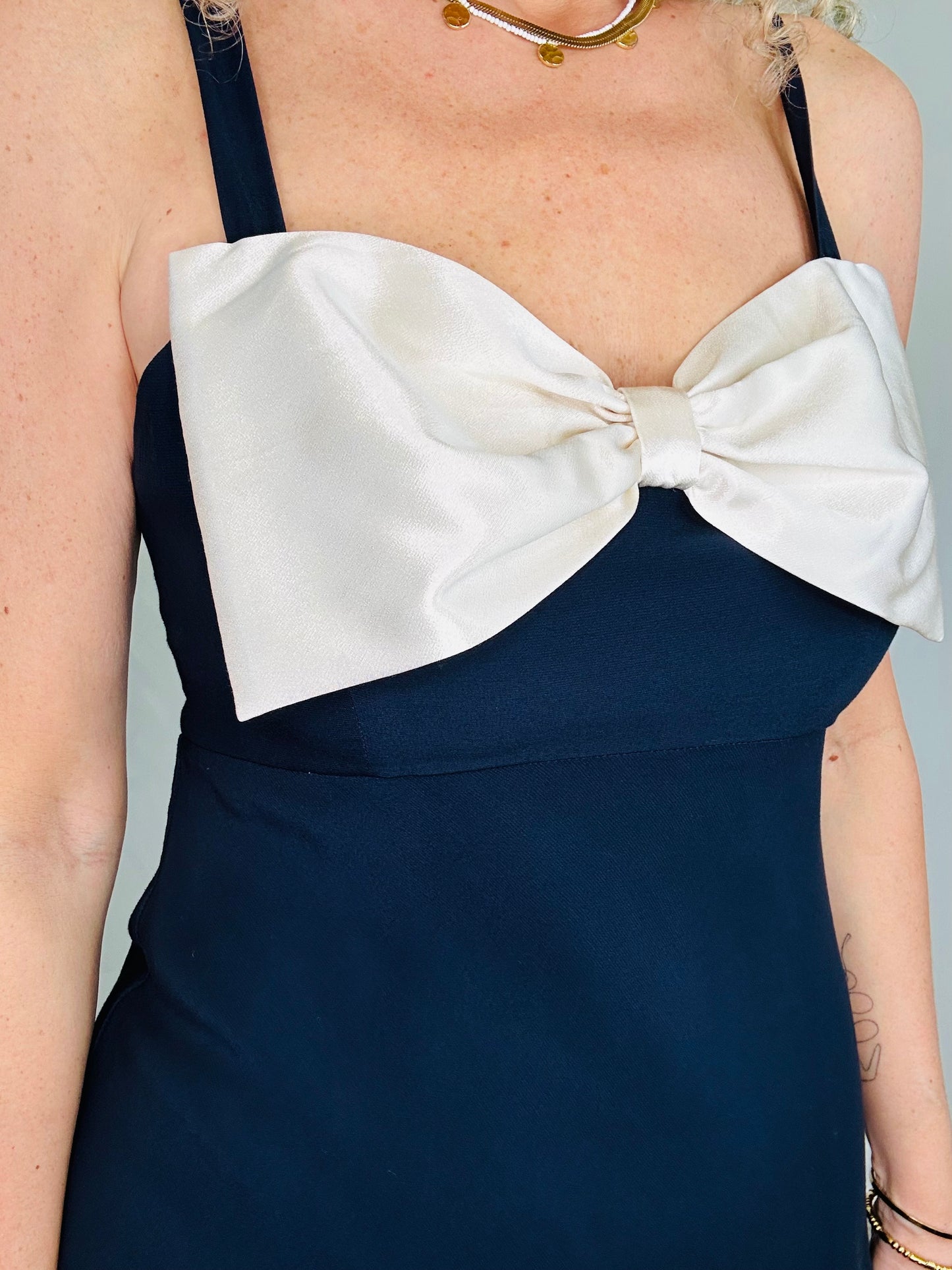 Melisse Bow Dress - Size S