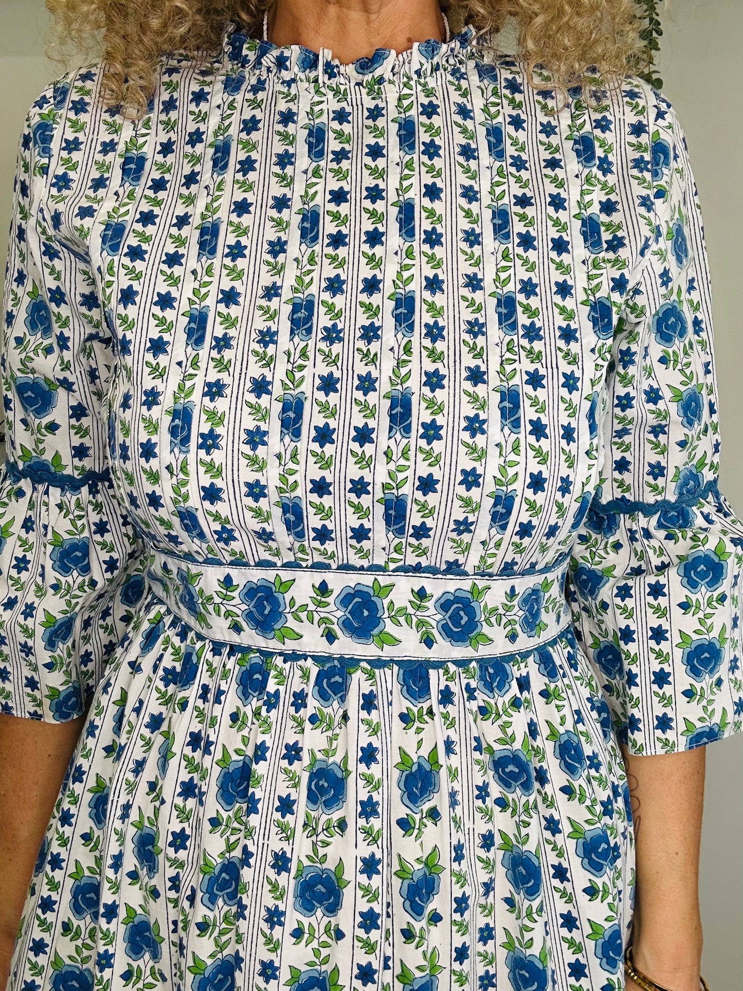 Floral Cotton Dress - Size M