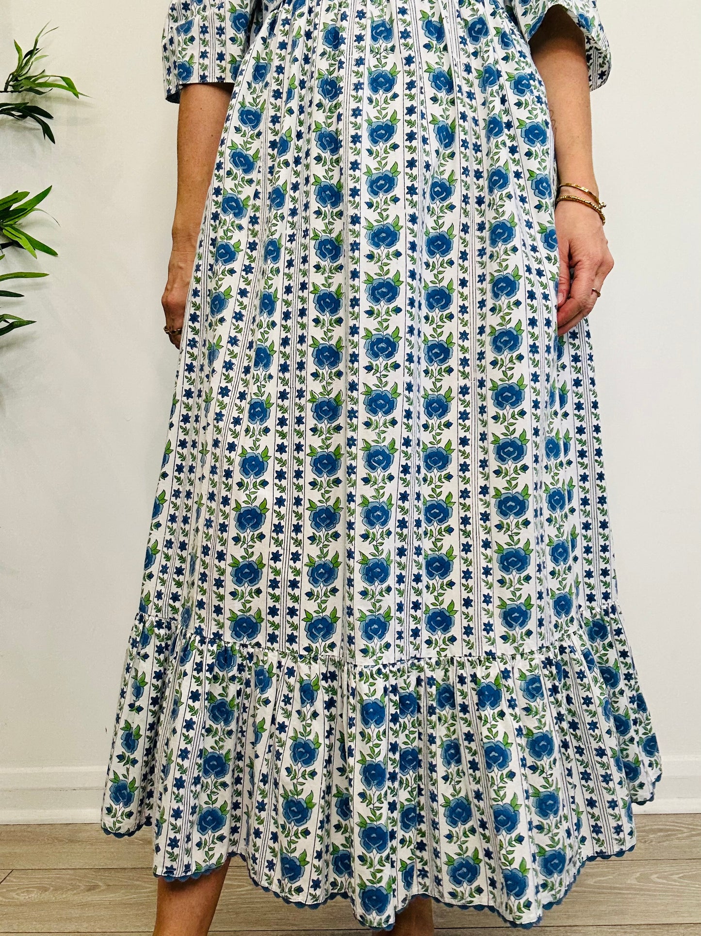 Floral Cotton Dress - Size M