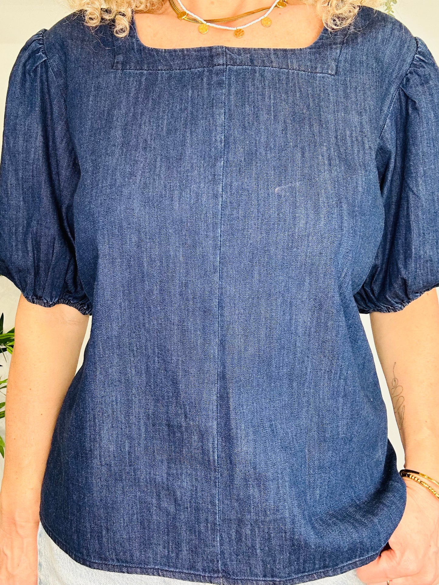 Denim Top - Size L