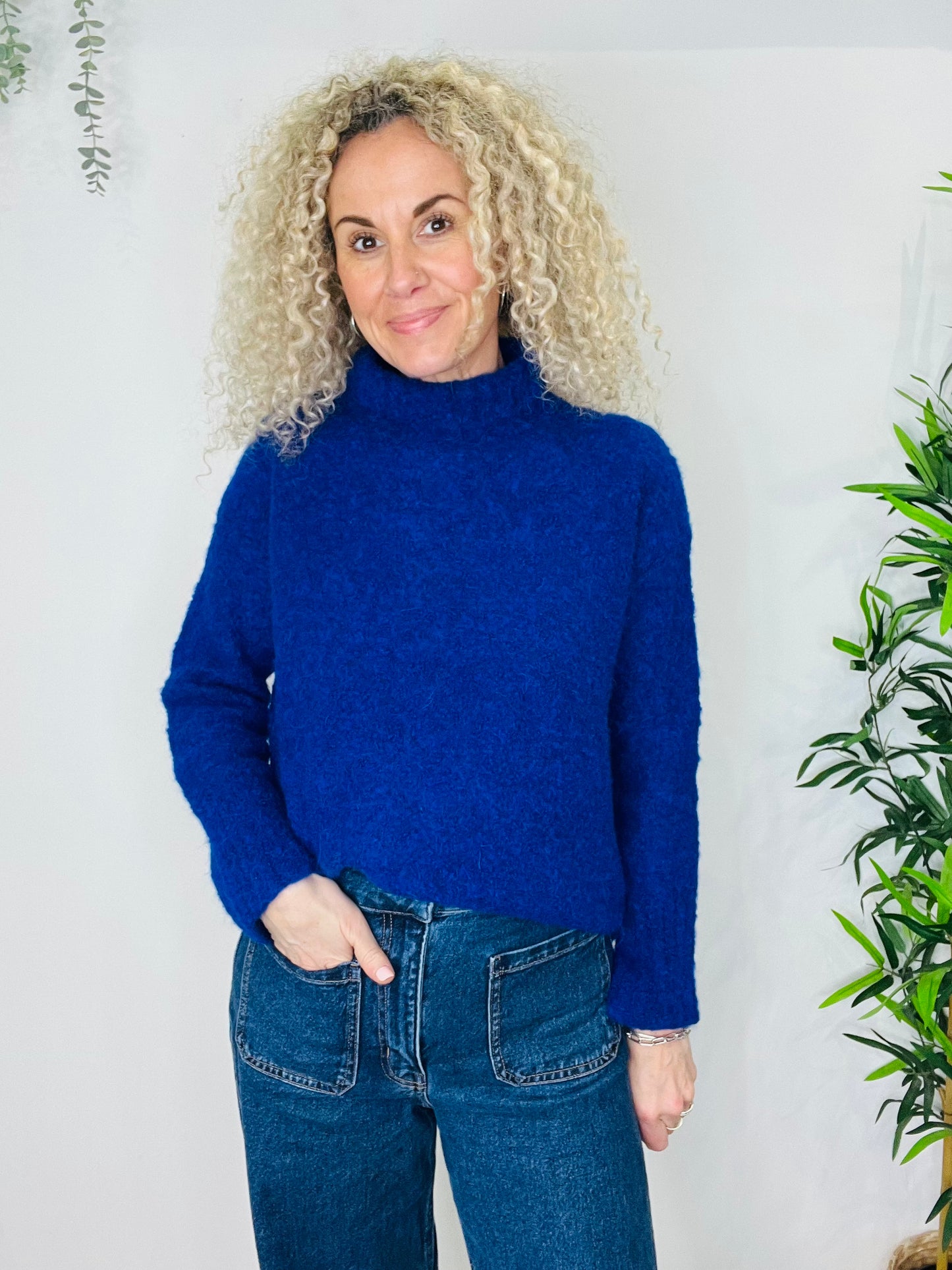 High-Neck Jumper - Size XS/S