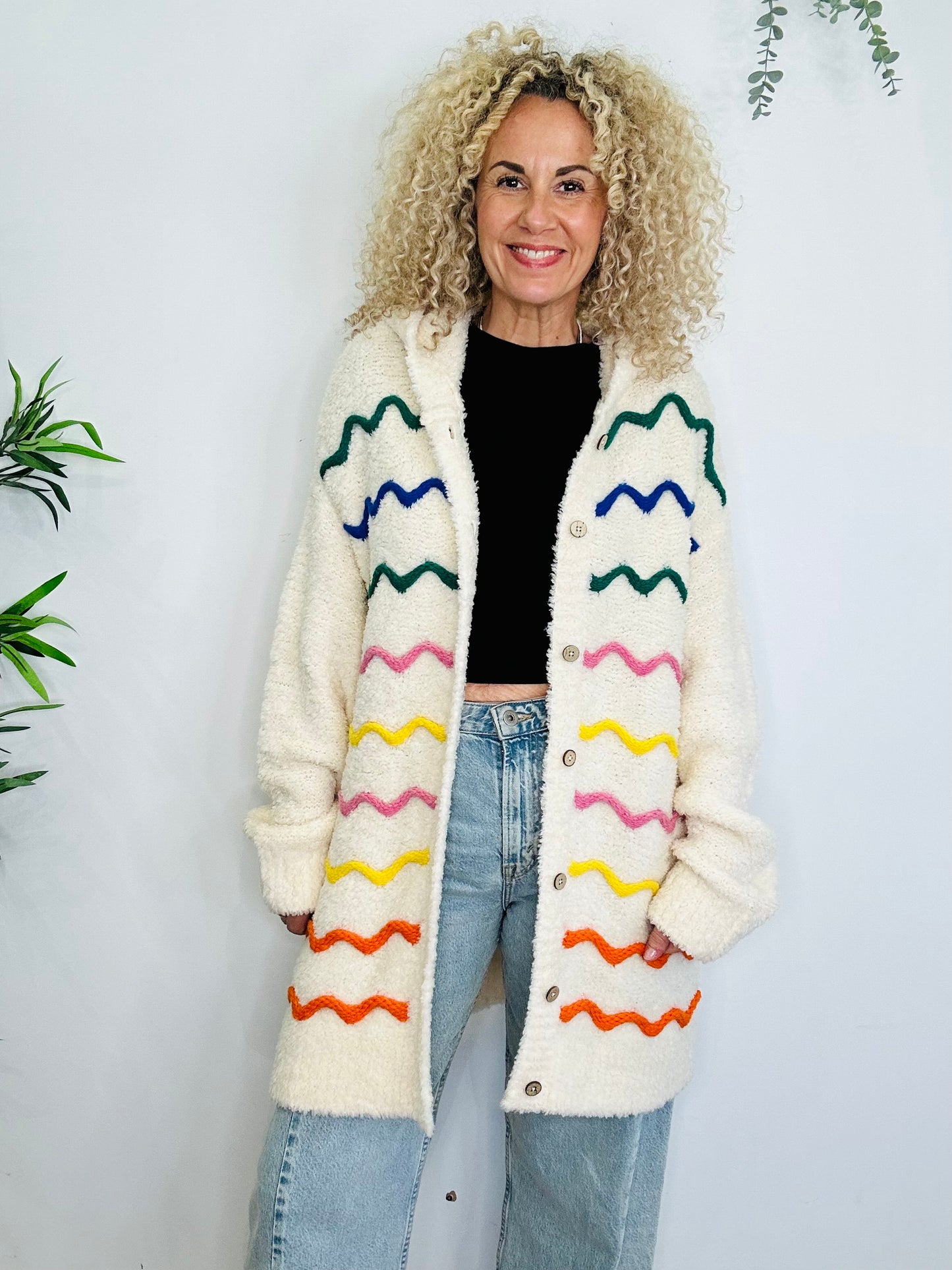 Hooded Cardigan - Size 42