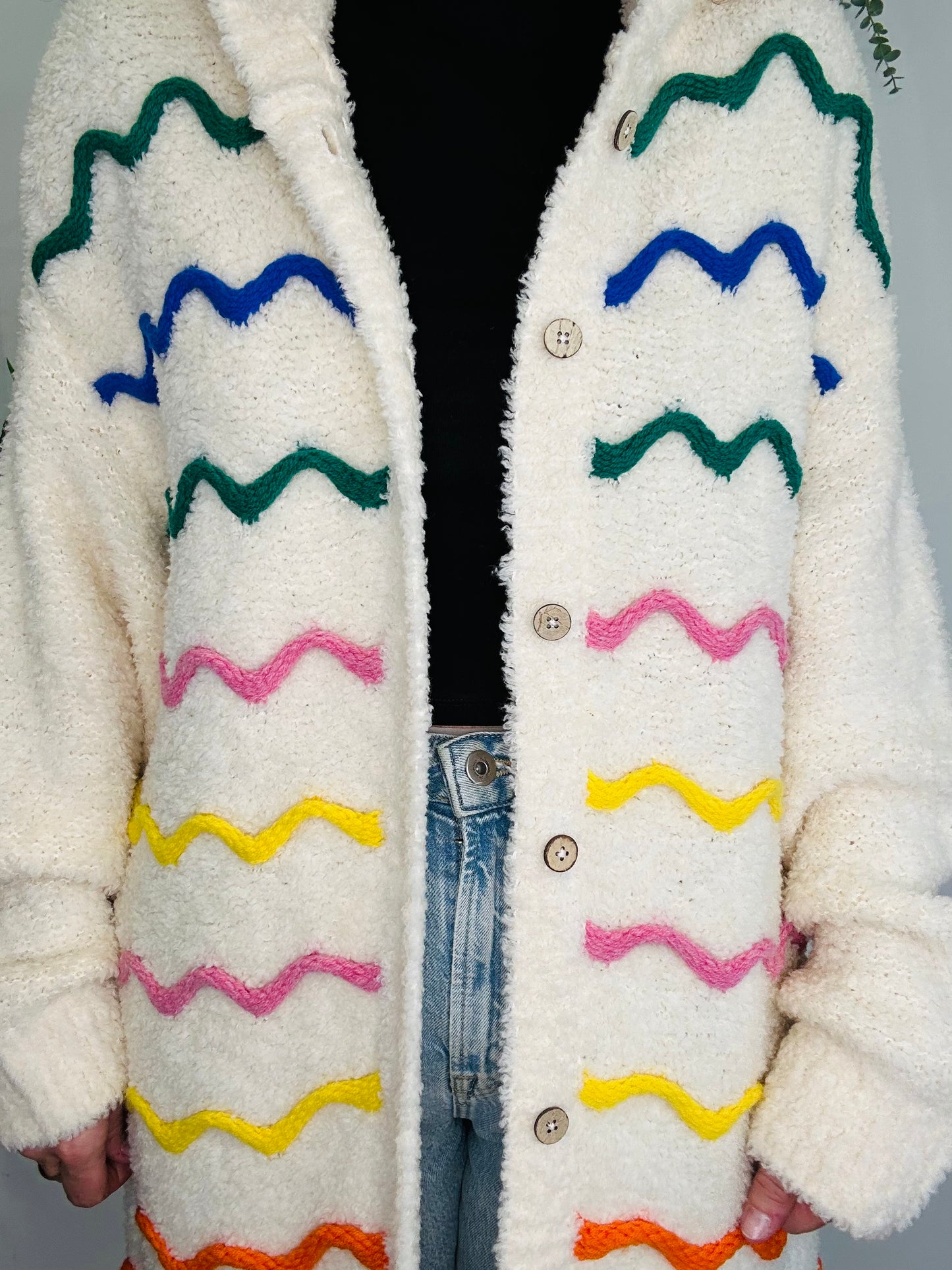 Hooded Cardigan - Size 42