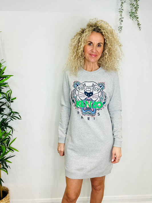 Tiger Sweatshirt Dress - Size M